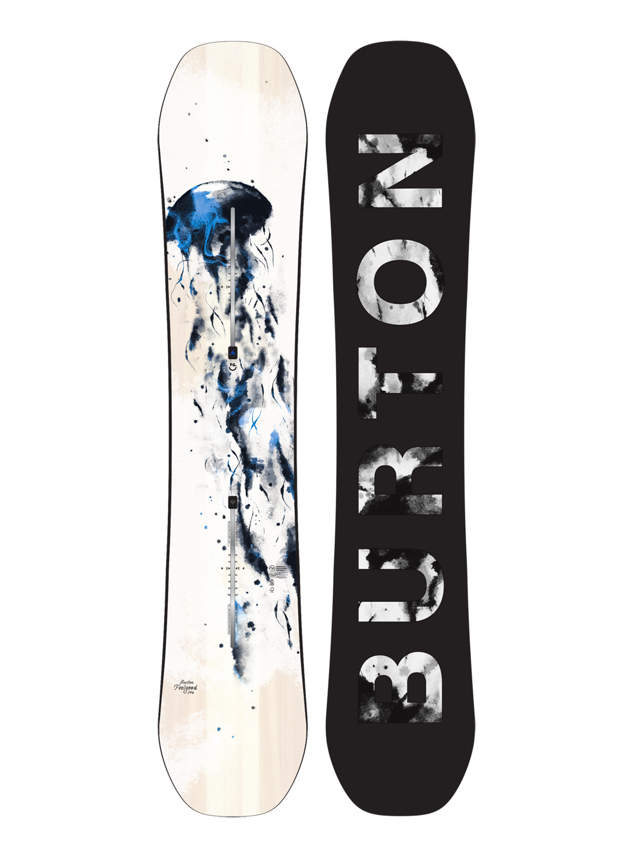 burton feelgood snowboard Women's 2026 149 the Super Fly II 700G Core with Dualzone EGD adds edge hold precisely where turns demand it Burton Feelgood Snowboard - Women's