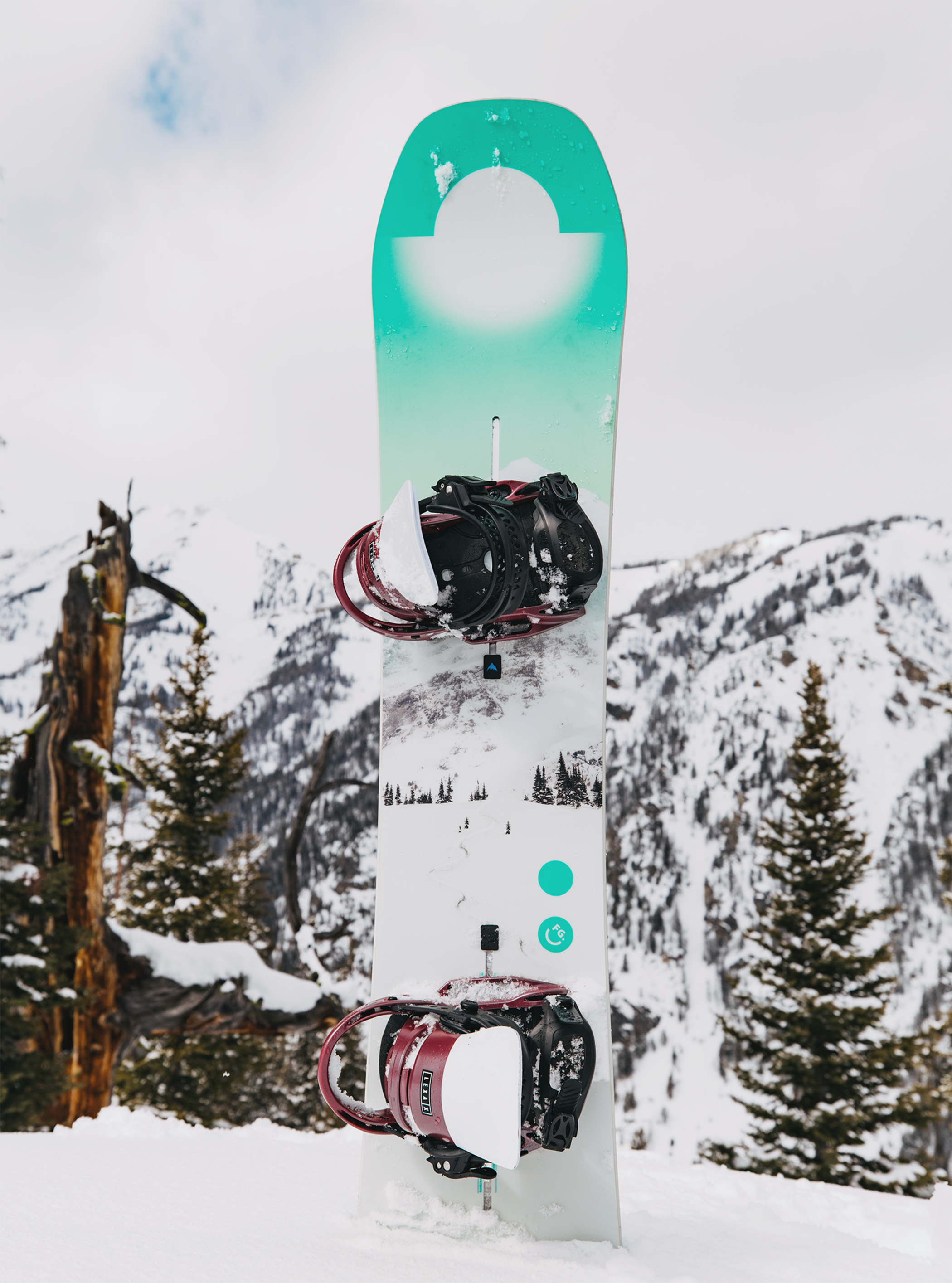 Burton - Snowboard à cambre Feelgood pour femme
