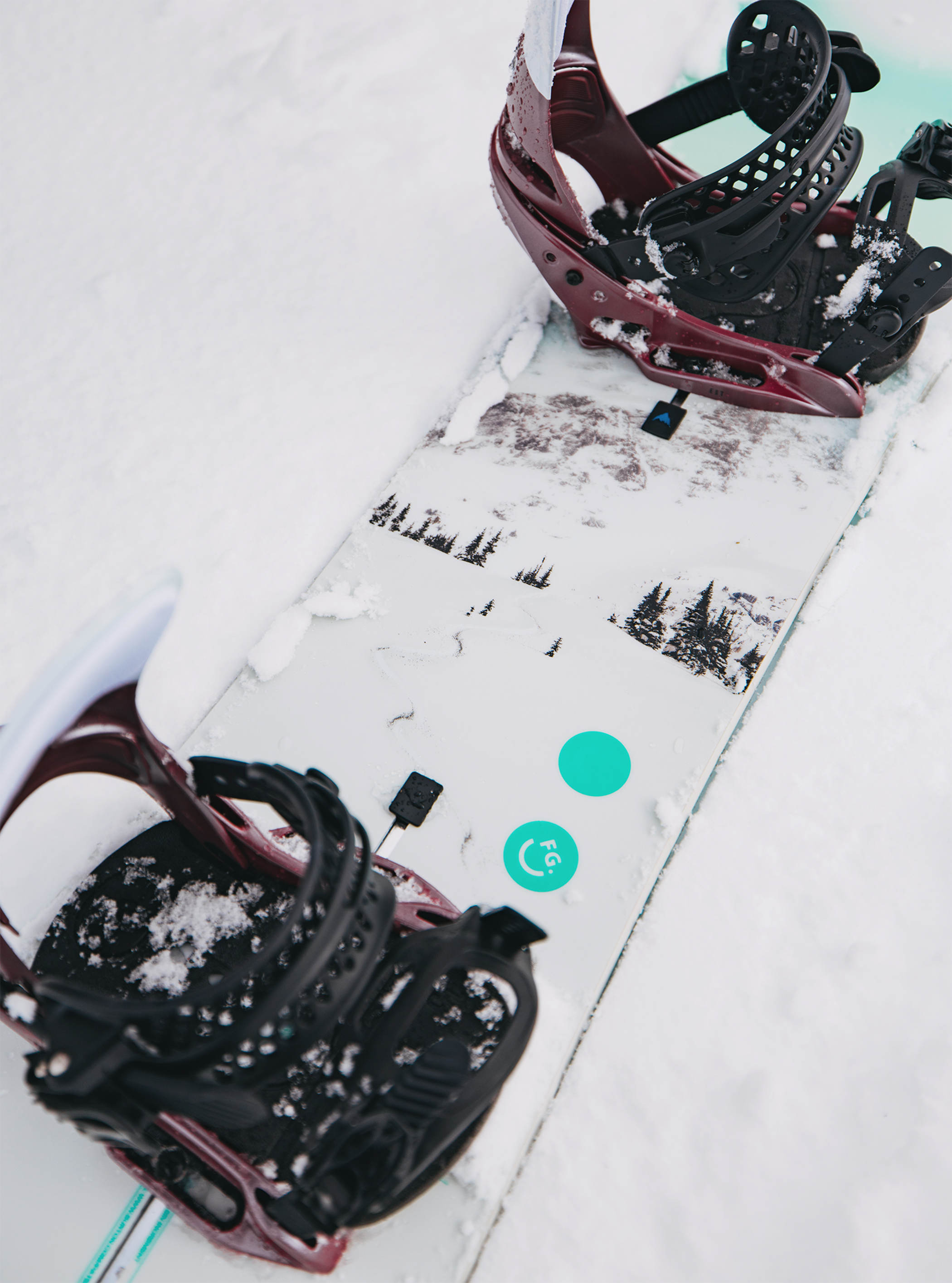 Burton - Snowboard à cambre Feelgood pour femme