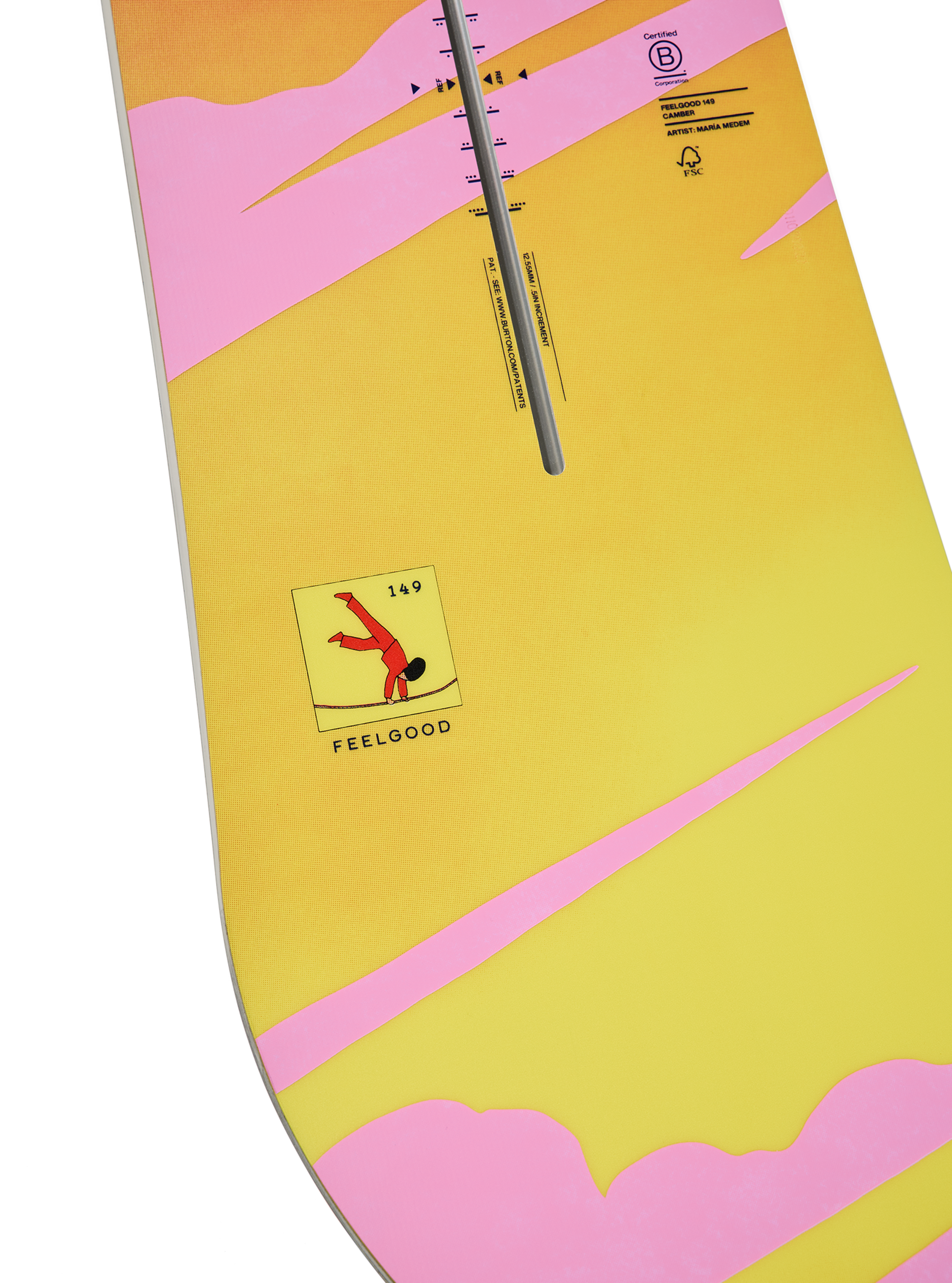 burton 149 snowboard Feelgood Flying V Ladies 2016 The Last Lift Engineered for female riders who demand pop Burton 149 Flying V Feelgood