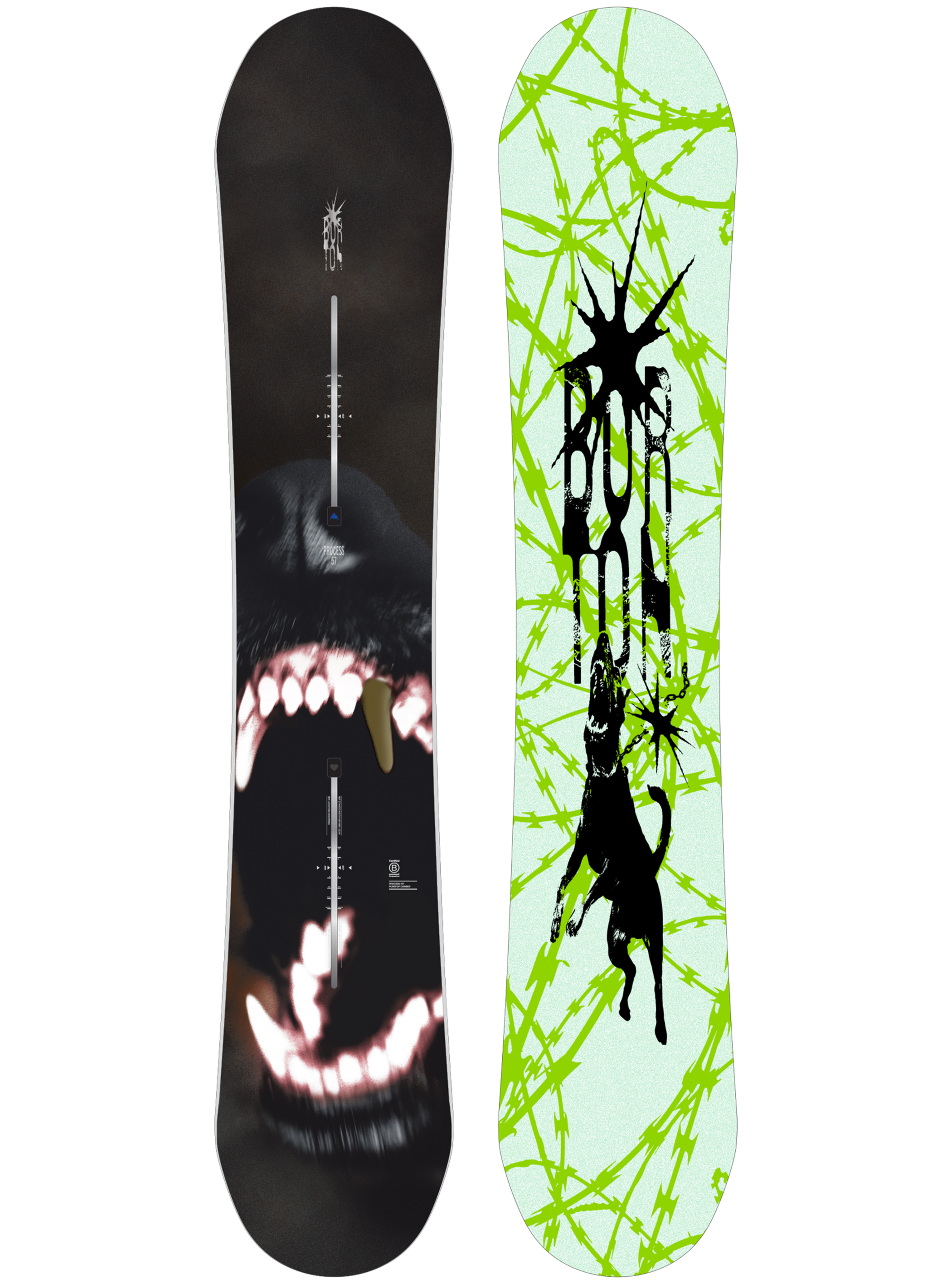 burton 7 snowboard and beginner Men's Instigator Camber FSC Certified Fly Core Precision milling optimizes the strength Burton Seven Snowboard, 2005 -