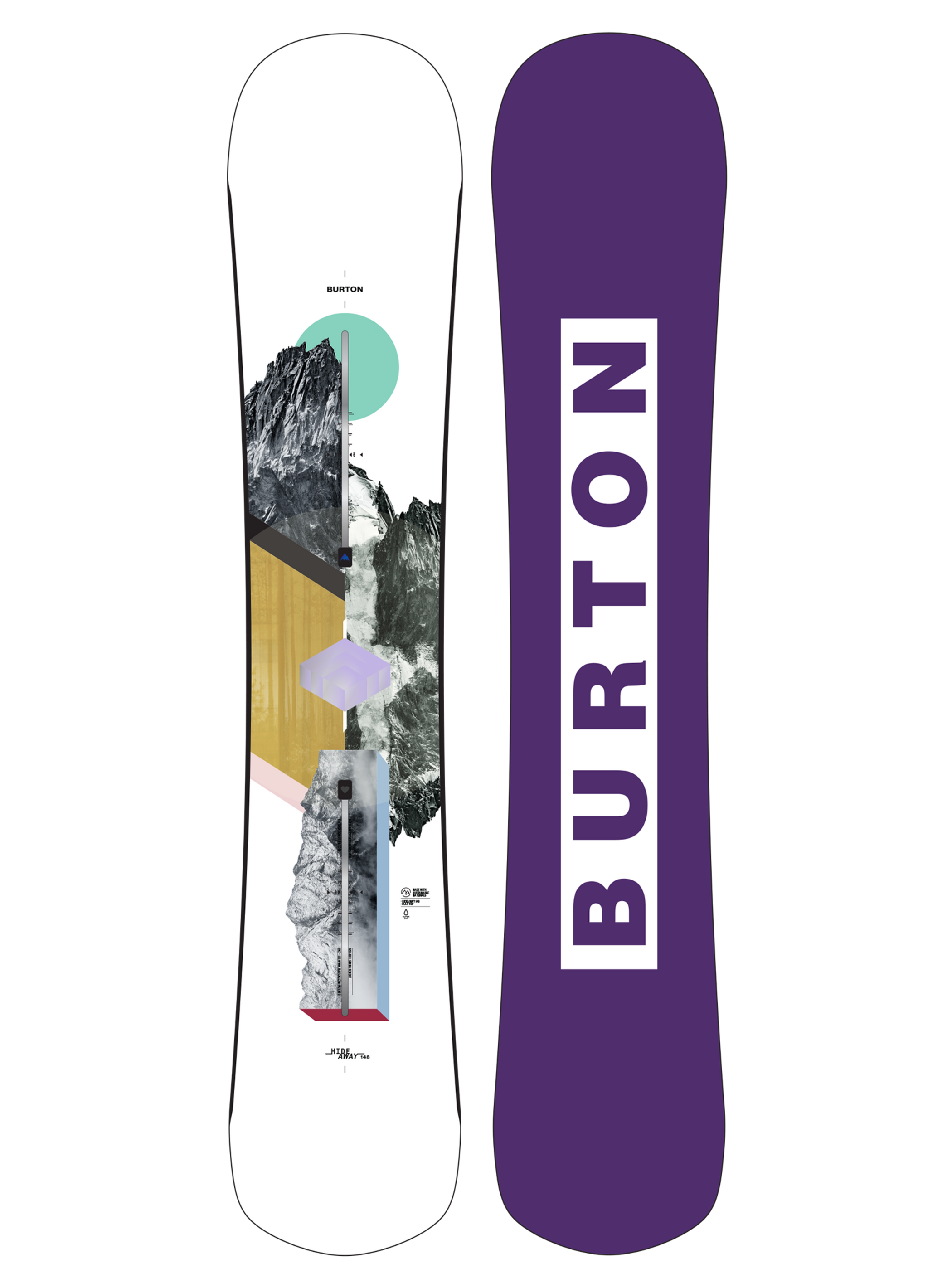 Women's Burton Hideaway Flat Top Snowboard