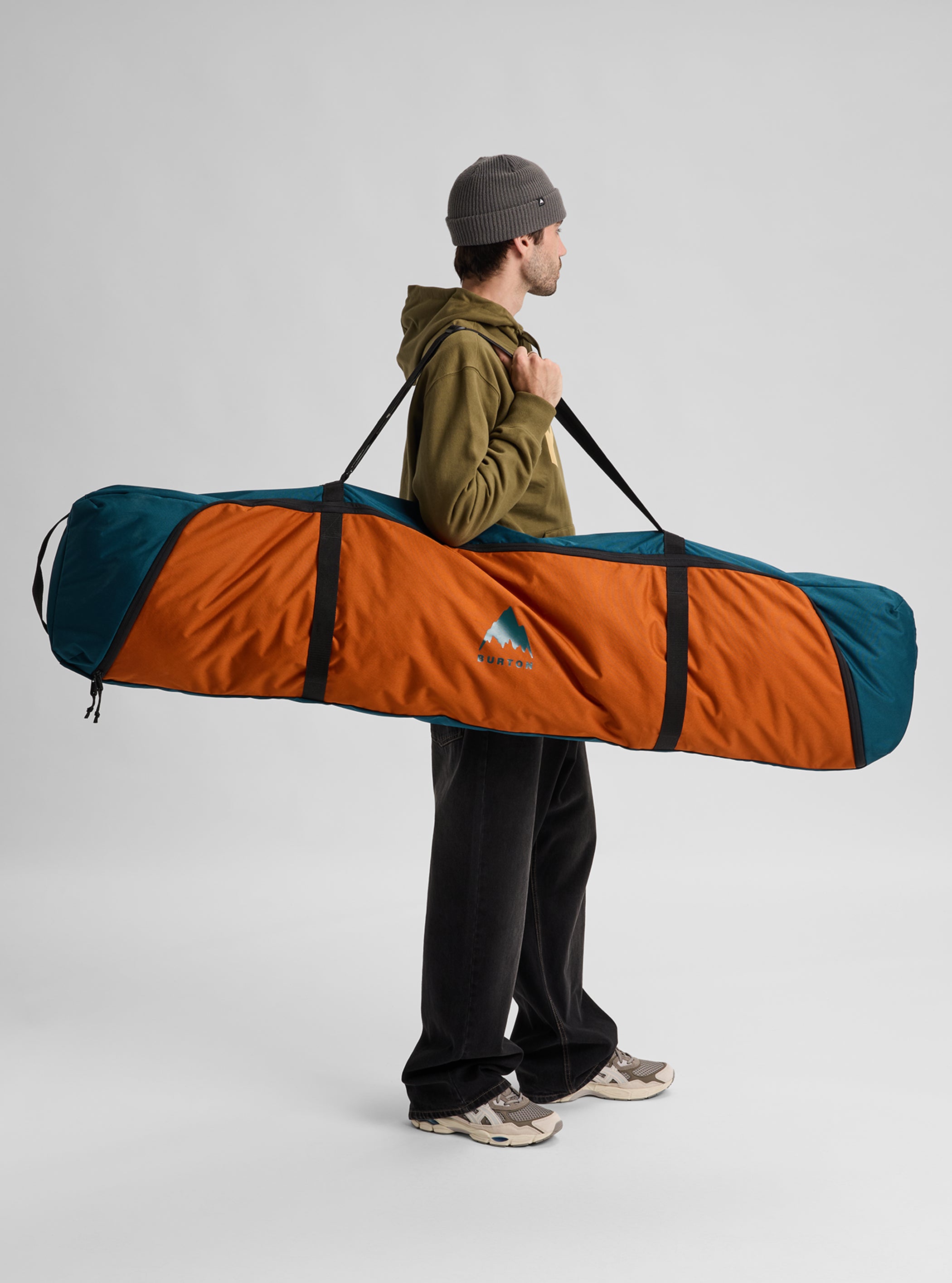 Product image of Burton Space Sack Snowboard Bag[Variant:Spiced Chai / Atlantic Teal]