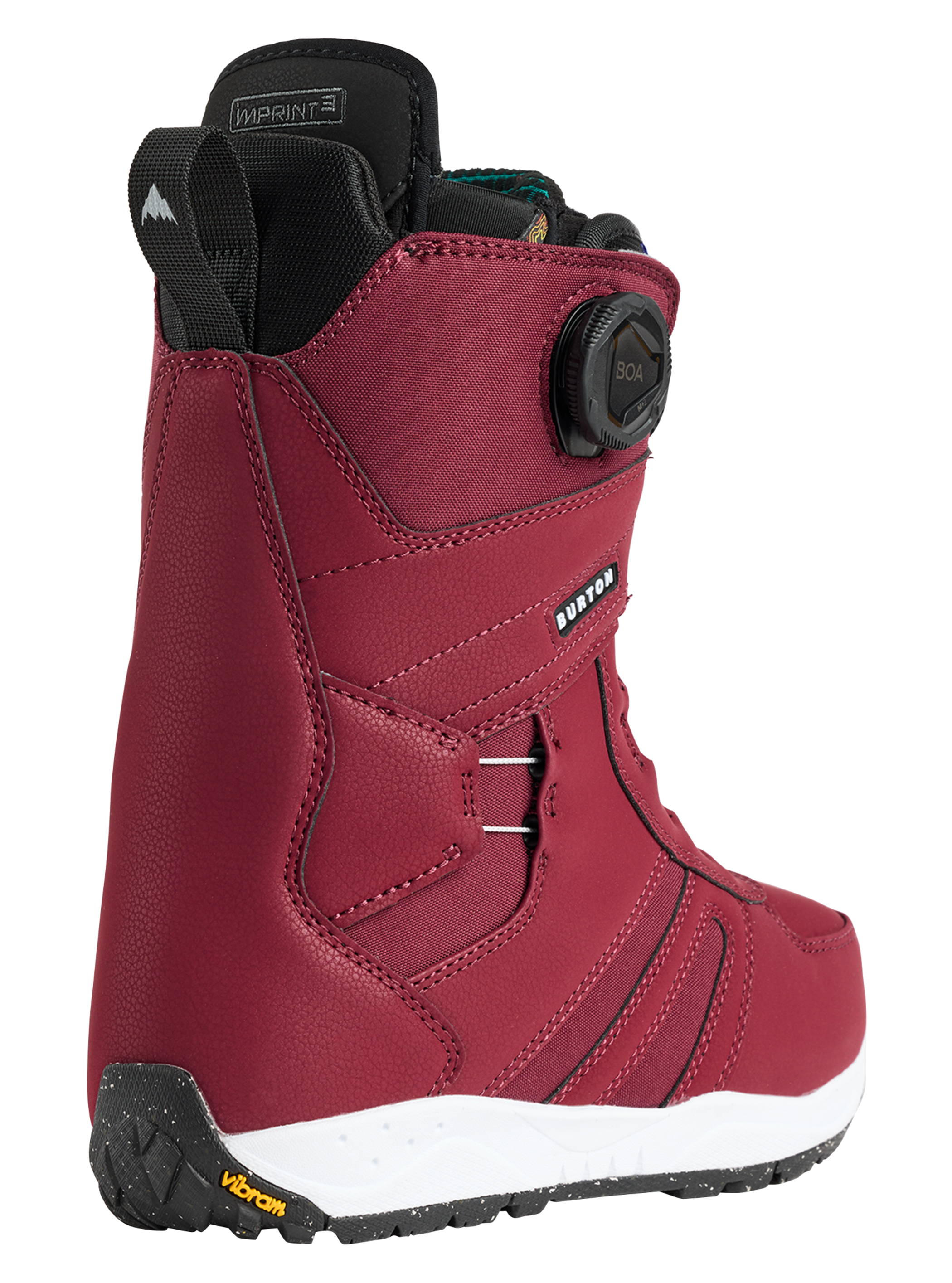 Women's Burton Felix BOA Snowboard Boots, Mulberry / Regular / 11