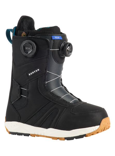 burton felix boa snowboard boot women& 39 Women's Step On Boots 2025 Petrol Green 8.5 the Vibram EcoStep outsole with traction lugs grips icy terrain and slippery parking lots with ease Burton Women's Felix BOA Snowboard