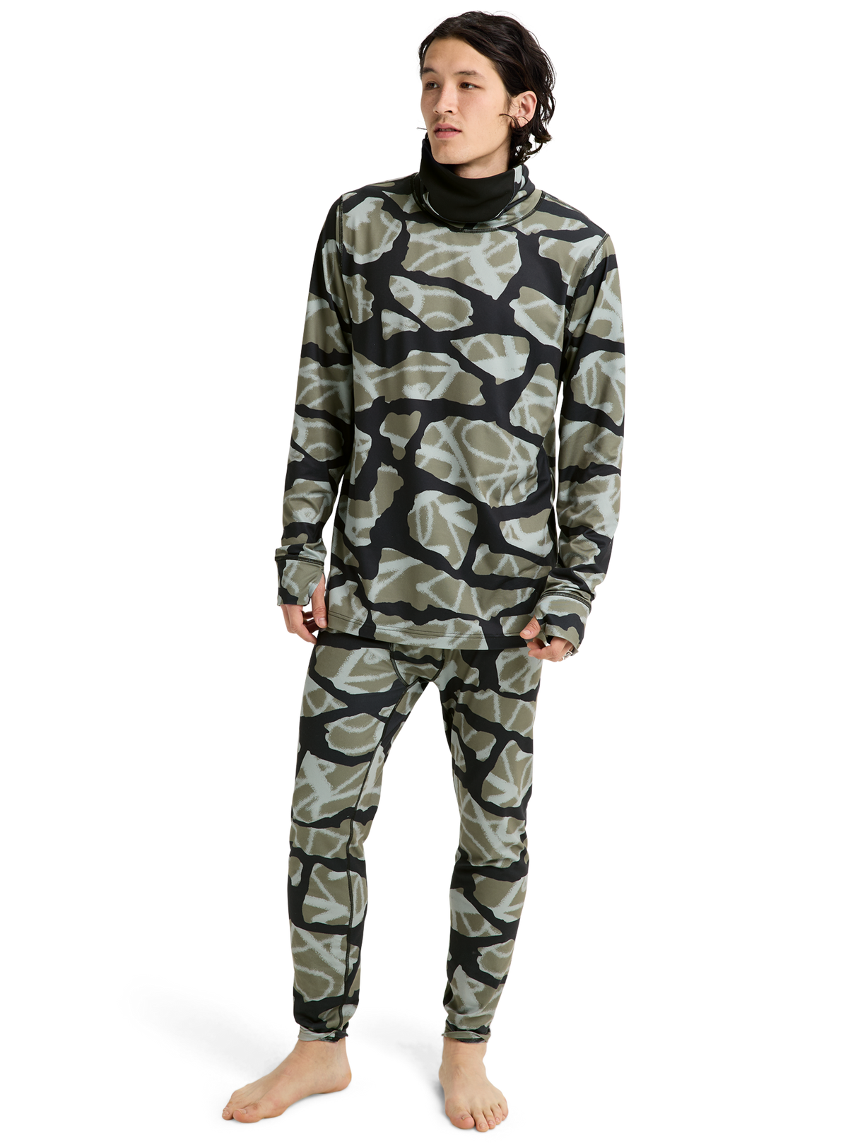 Men's Burton Midweight Base Layer Long Neck Shirt
