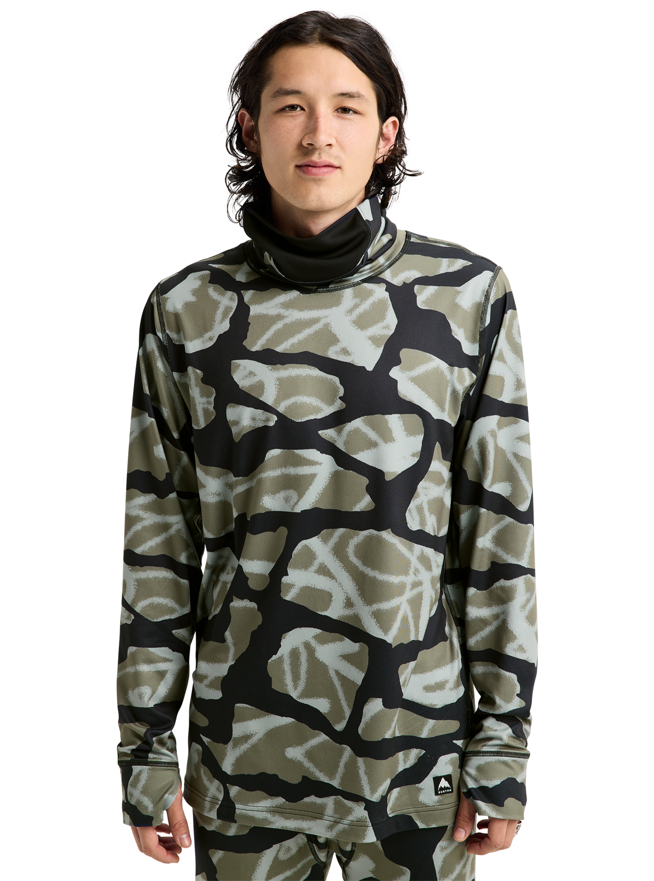 Product image of Men's Burton Midweight Base Layer Long Neck Shirt[Variant:Graffiti Camo]