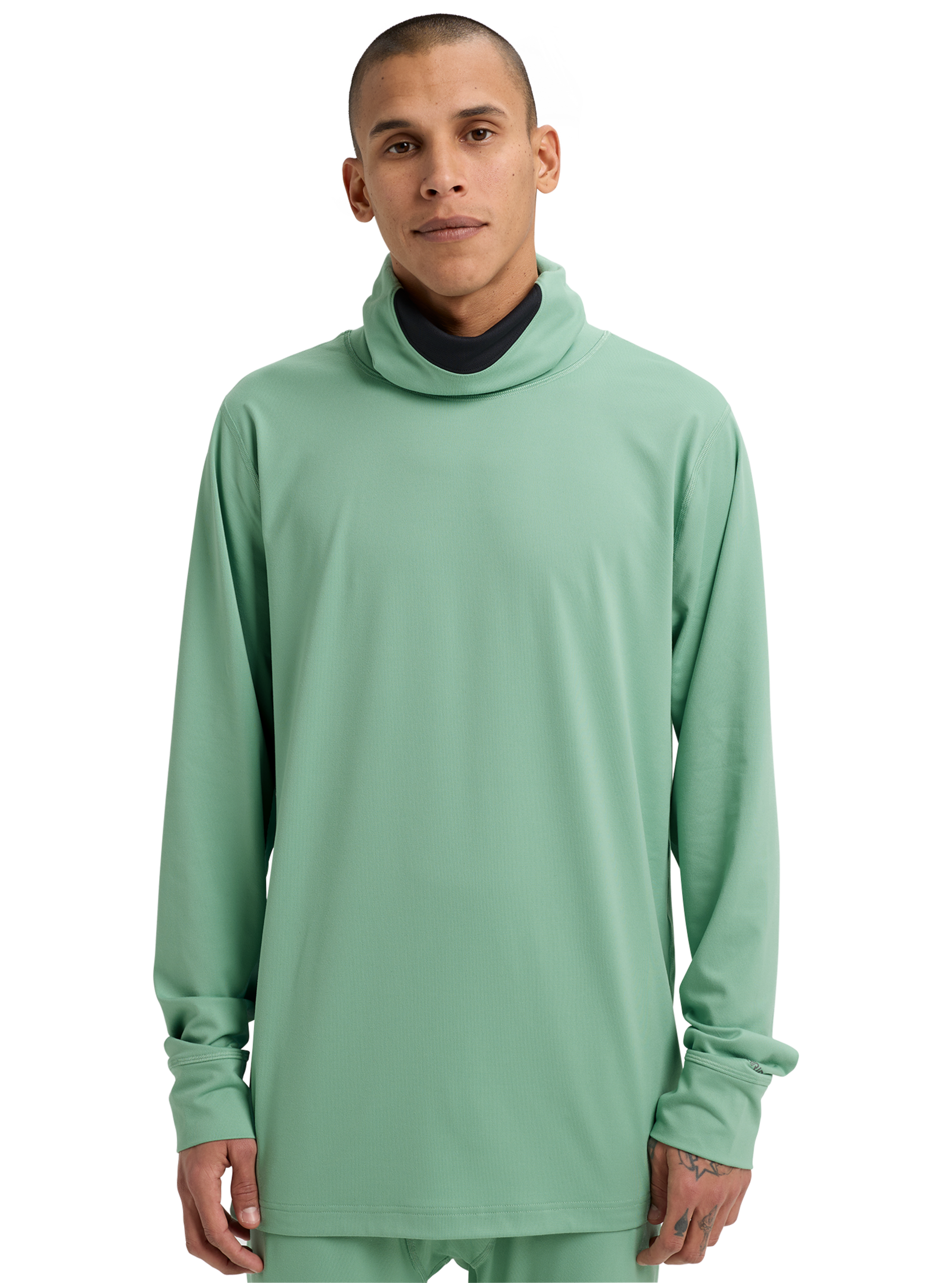Product image of Men's Burton Midweight Base Layer Long Neck Shirt[Variant:Soft Sage]