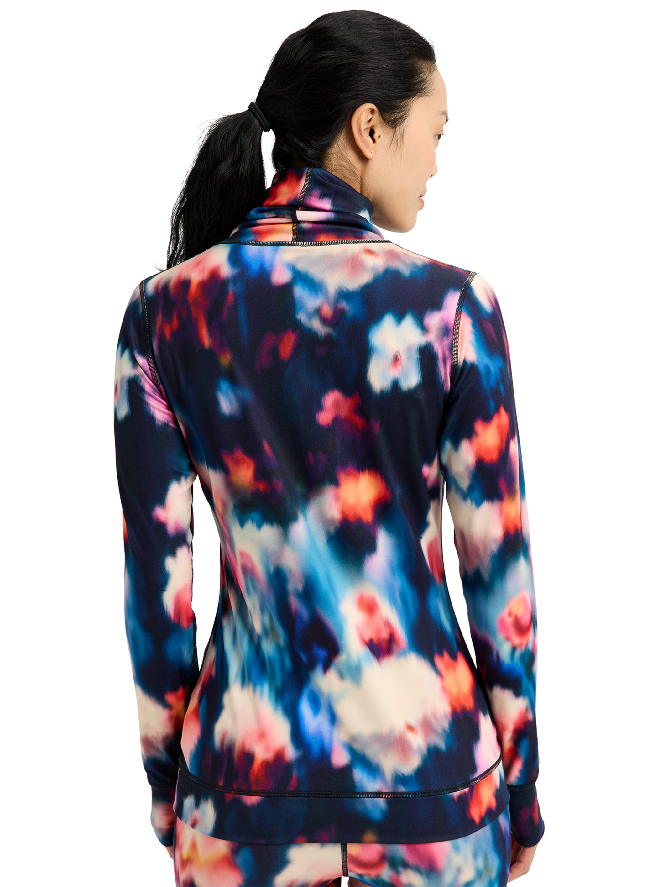 Product image of Women's Burton Midweight Base Layer Long Neck Shirt[Variant:Floral Blur]
