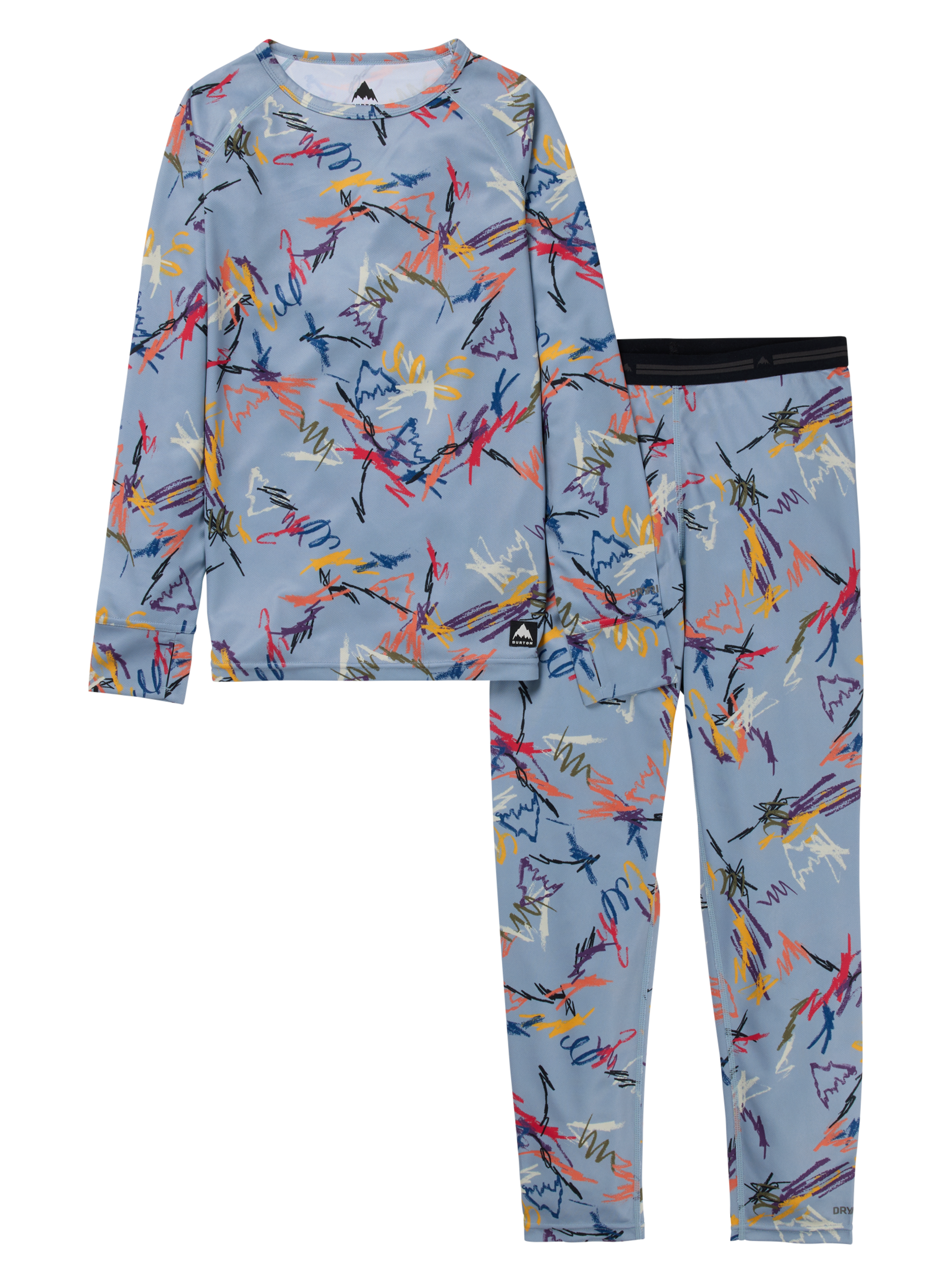Product image of Kids' Burton Lightweight Base Layer Set[Variant:Scribble]