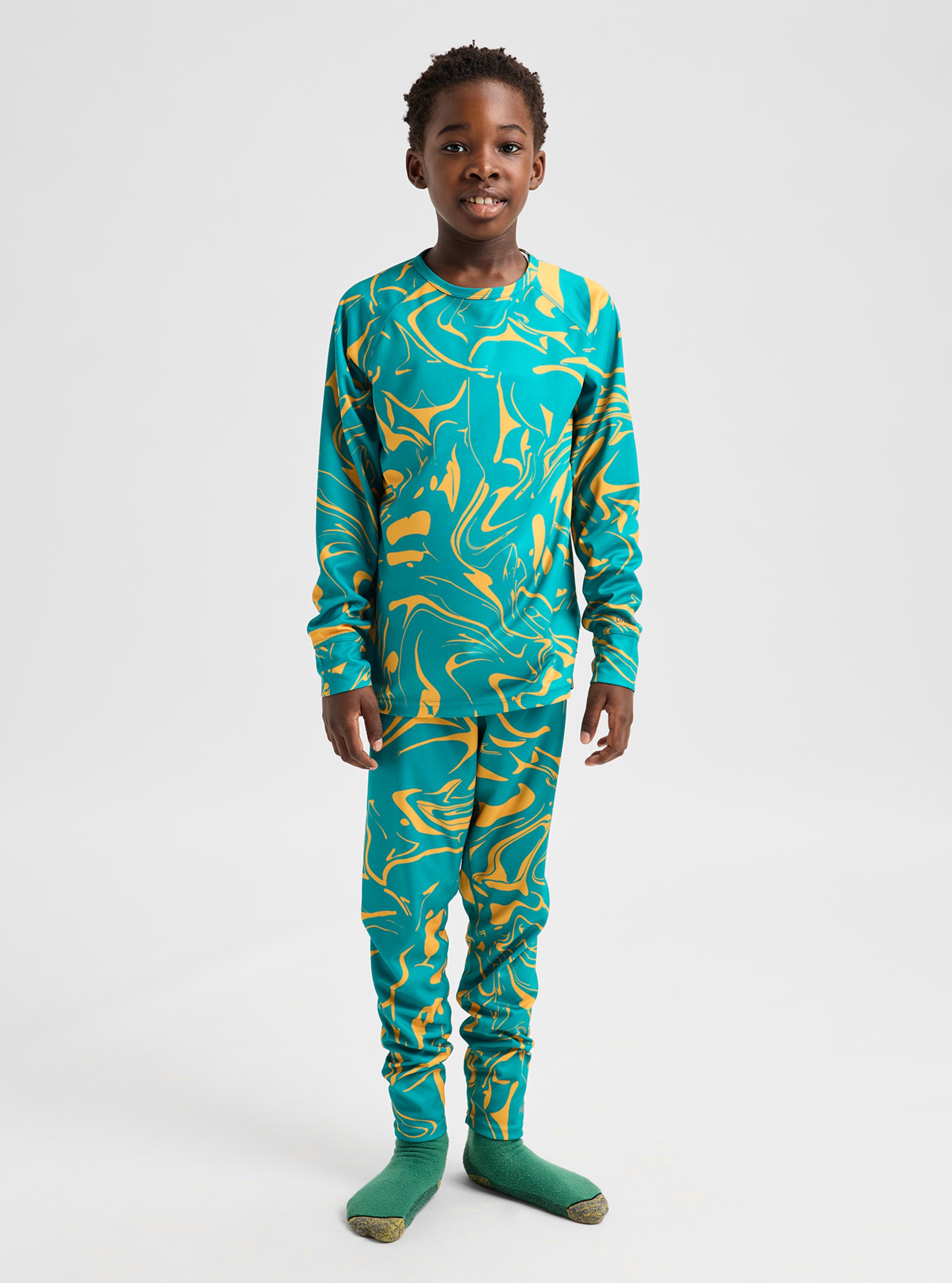 Product image of Kids' Burton Lightweight Base Layer Set[Variant:Liquid Gold]