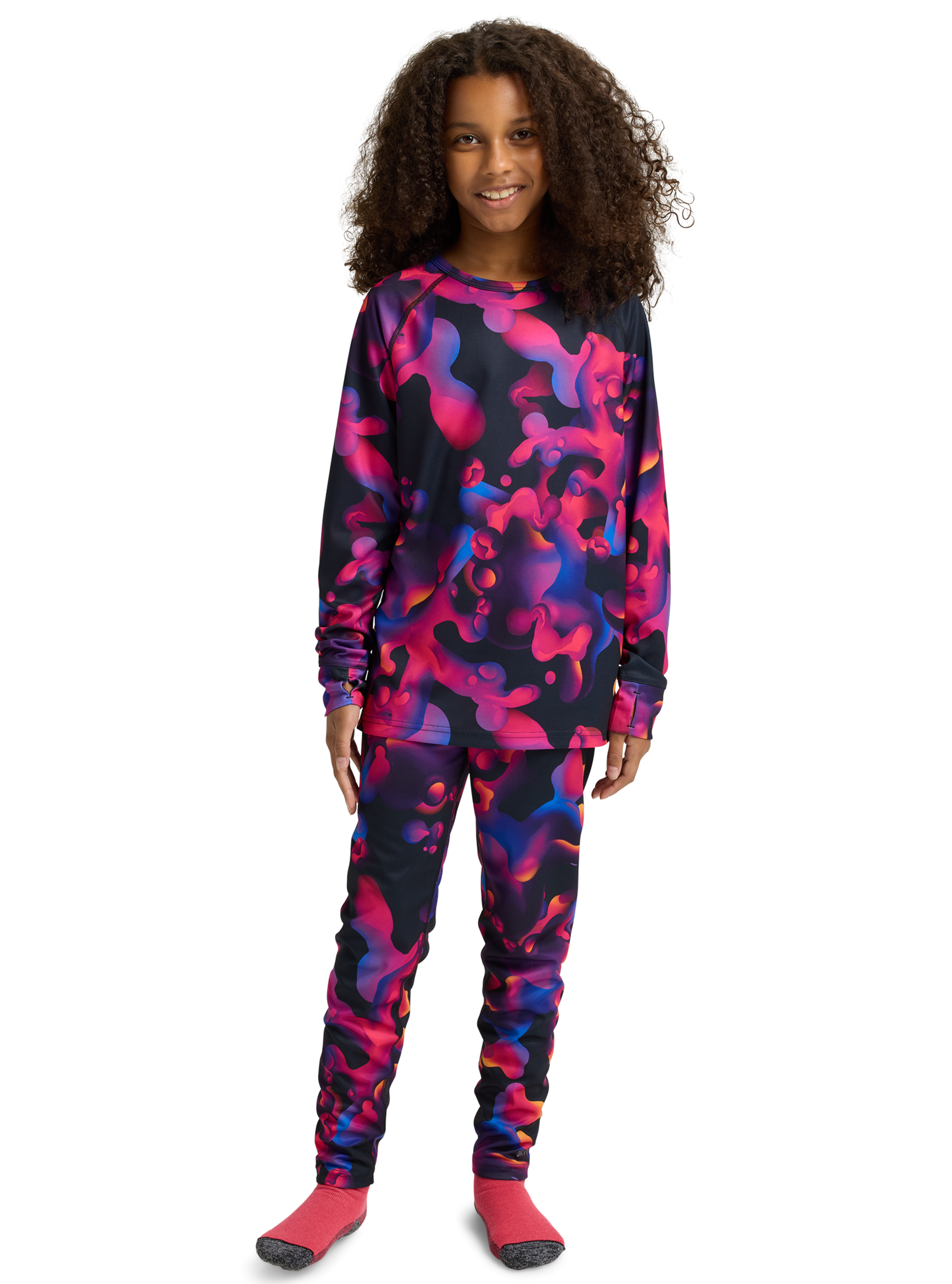 Product image of Kids' Burton Lightweight Base Layer Set[Variant:Lava Lamp]