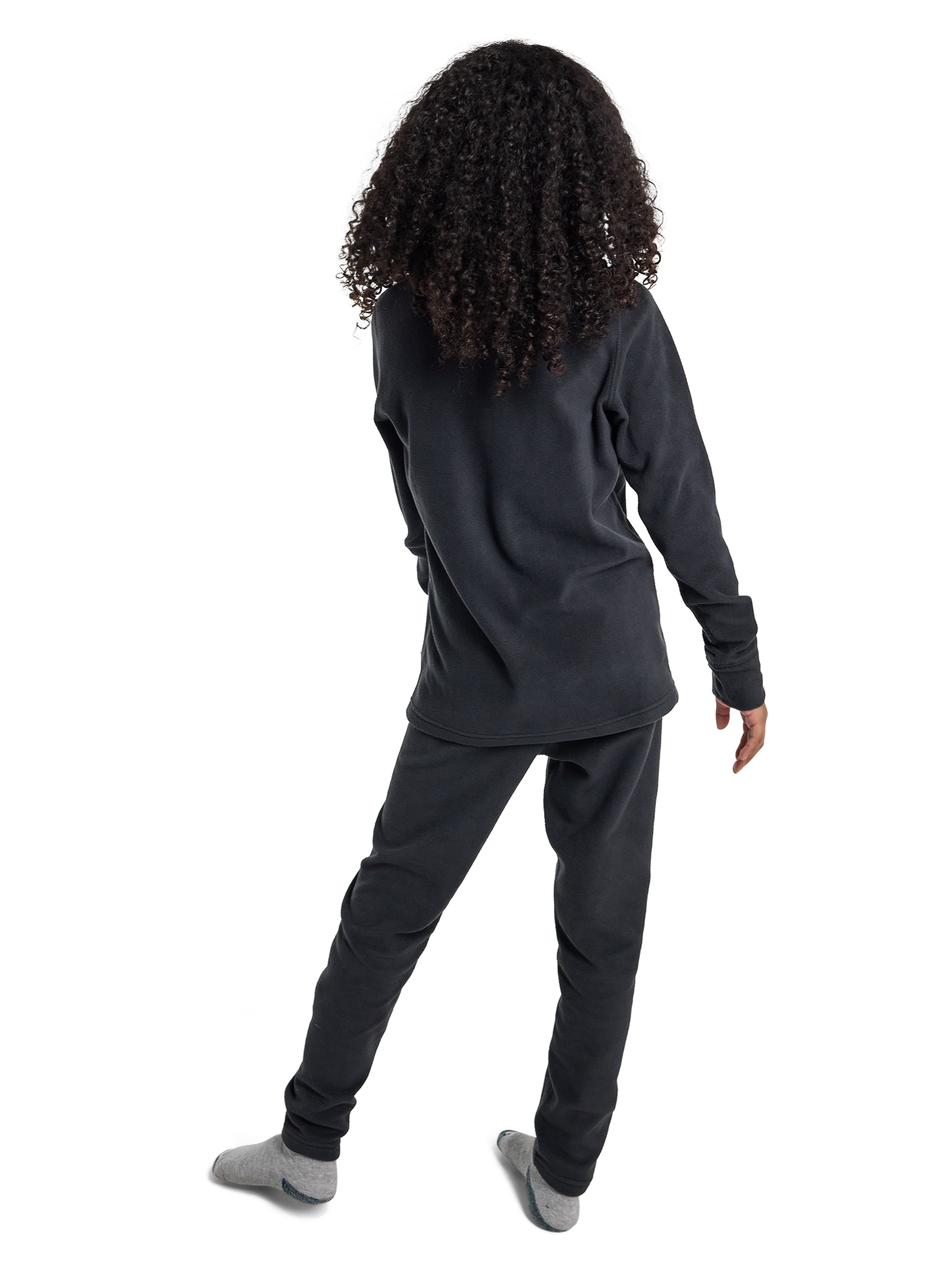Product image of Kids' Burton Fleece Base Layer Set[Variant:True Black]