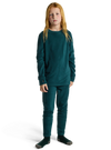 Product image of Kids' Burton Fleece Base Layer Set[Variant:Deep Emerald]
