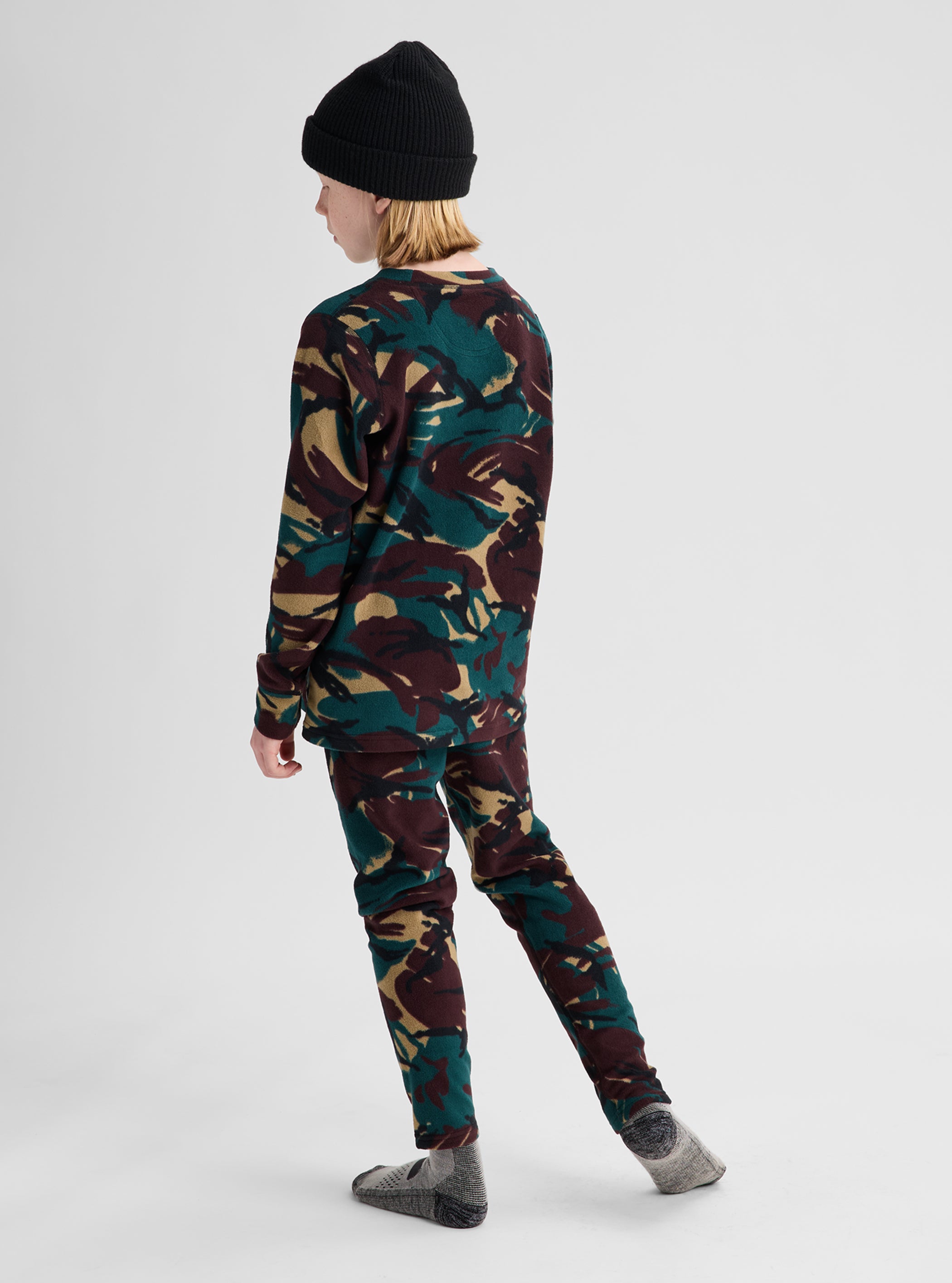 Product image of Kids' Burton Fleece Base Layer Set[Variant:Seersucker Camo]