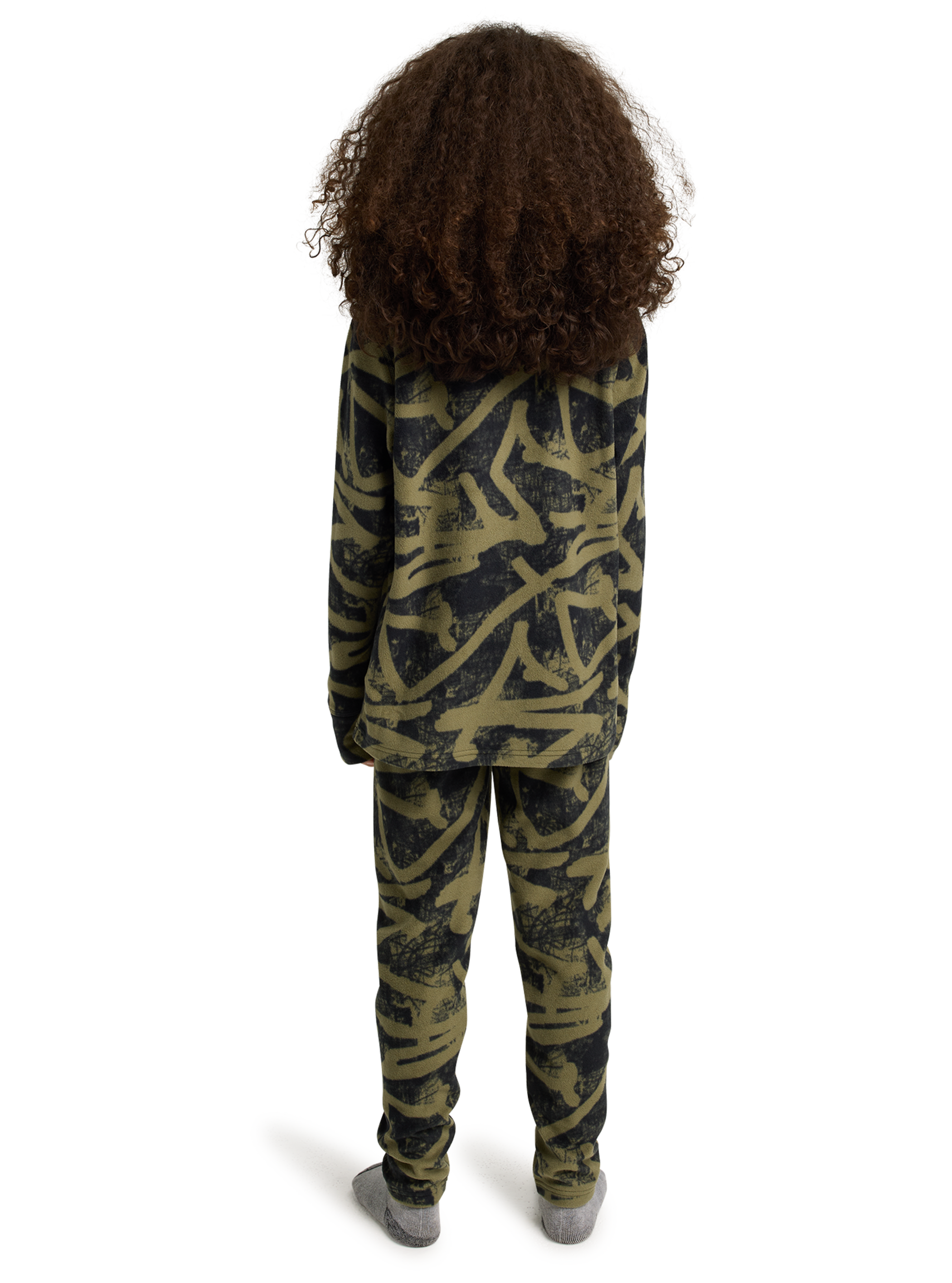 Product image of Kids' Burton Fleece Base Layer Set[Variant:Forest City Streets]