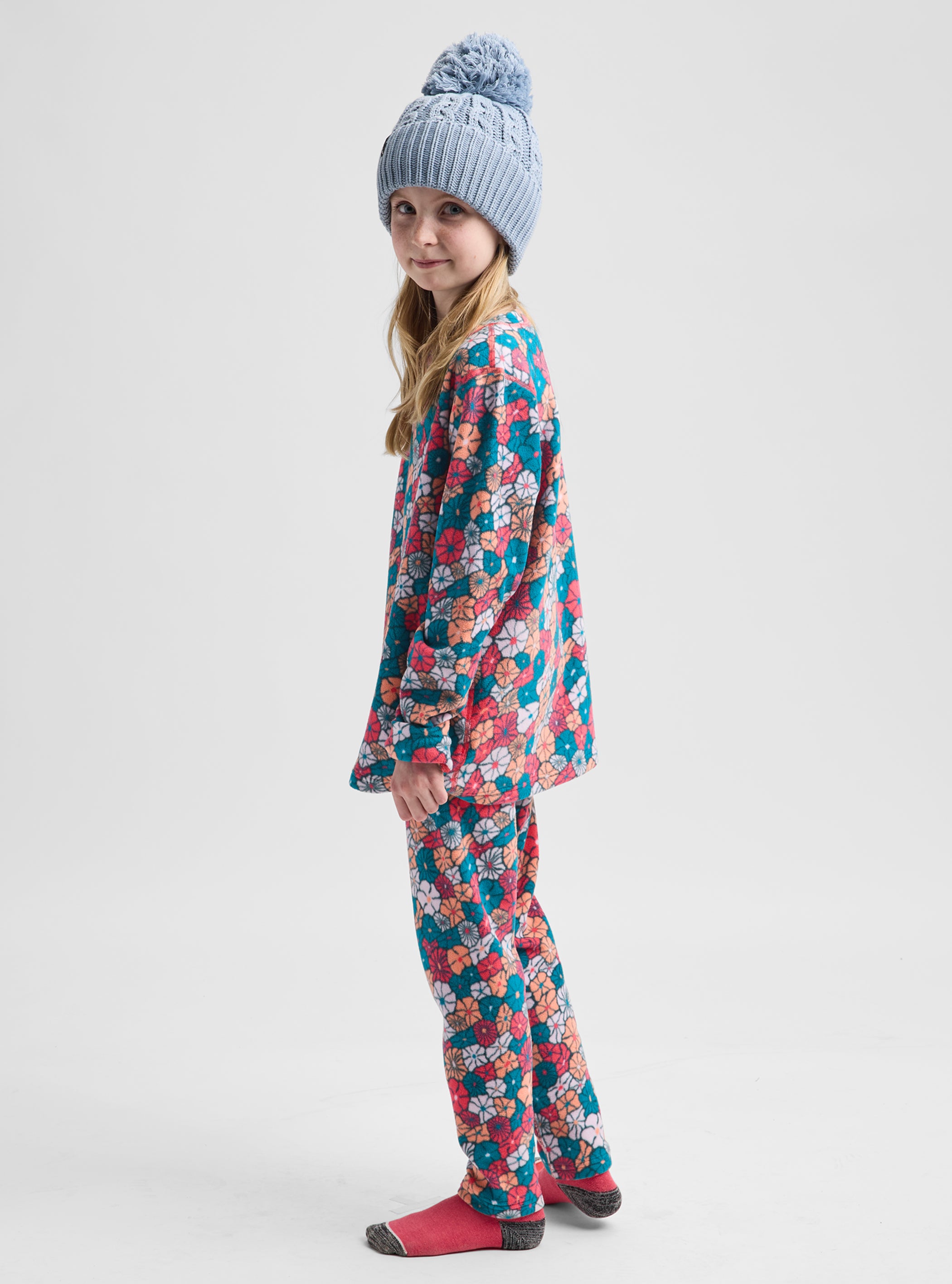 Product image of Kids' Burton Fleece Base Layer Set[Variant:Pop Floral]