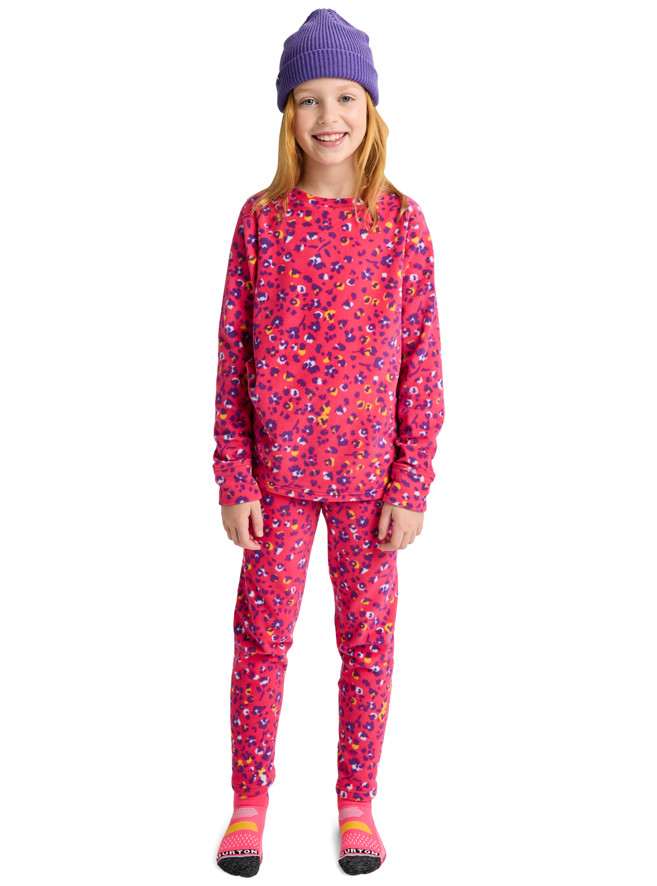 Product image of Kids' Burton Fleece Base Layer Set[Variant:Wildcat Floral]