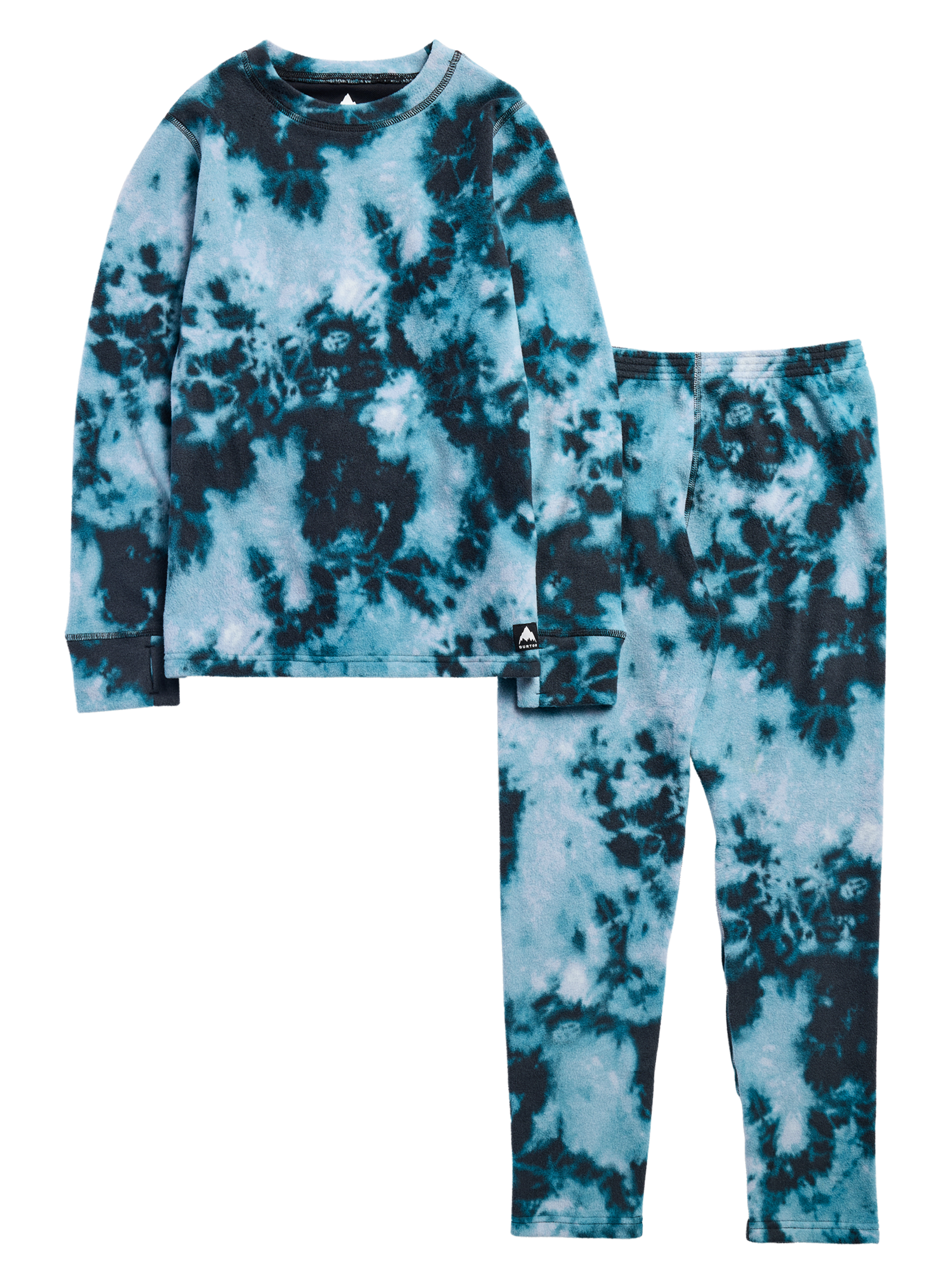 Product image of Kids' Burton Fleece Base Layer Set[Variant:Crumple Dye]