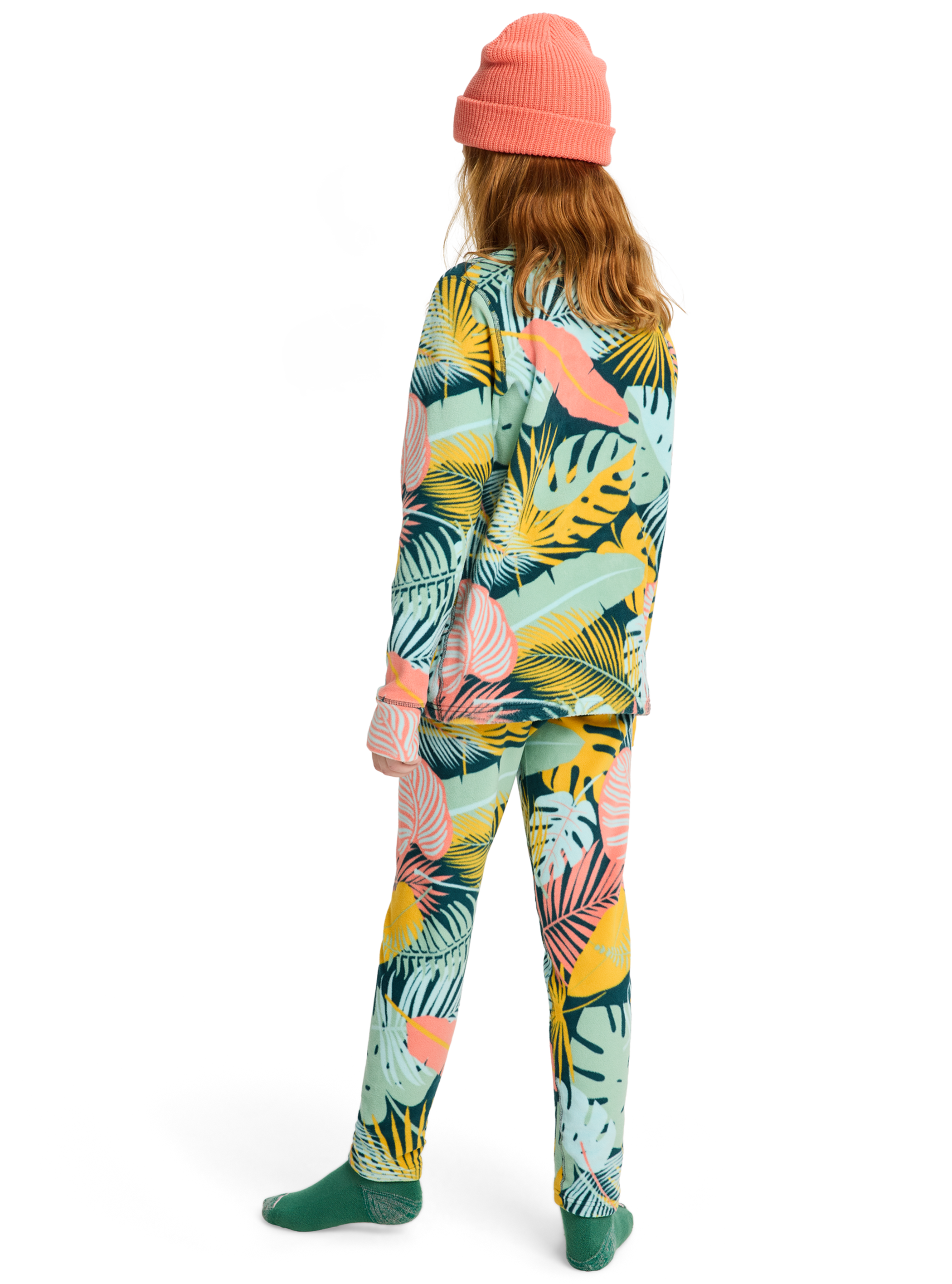 Product image of Kids' Burton Fleece Base Layer Set[Variant:Oversized Tropical]