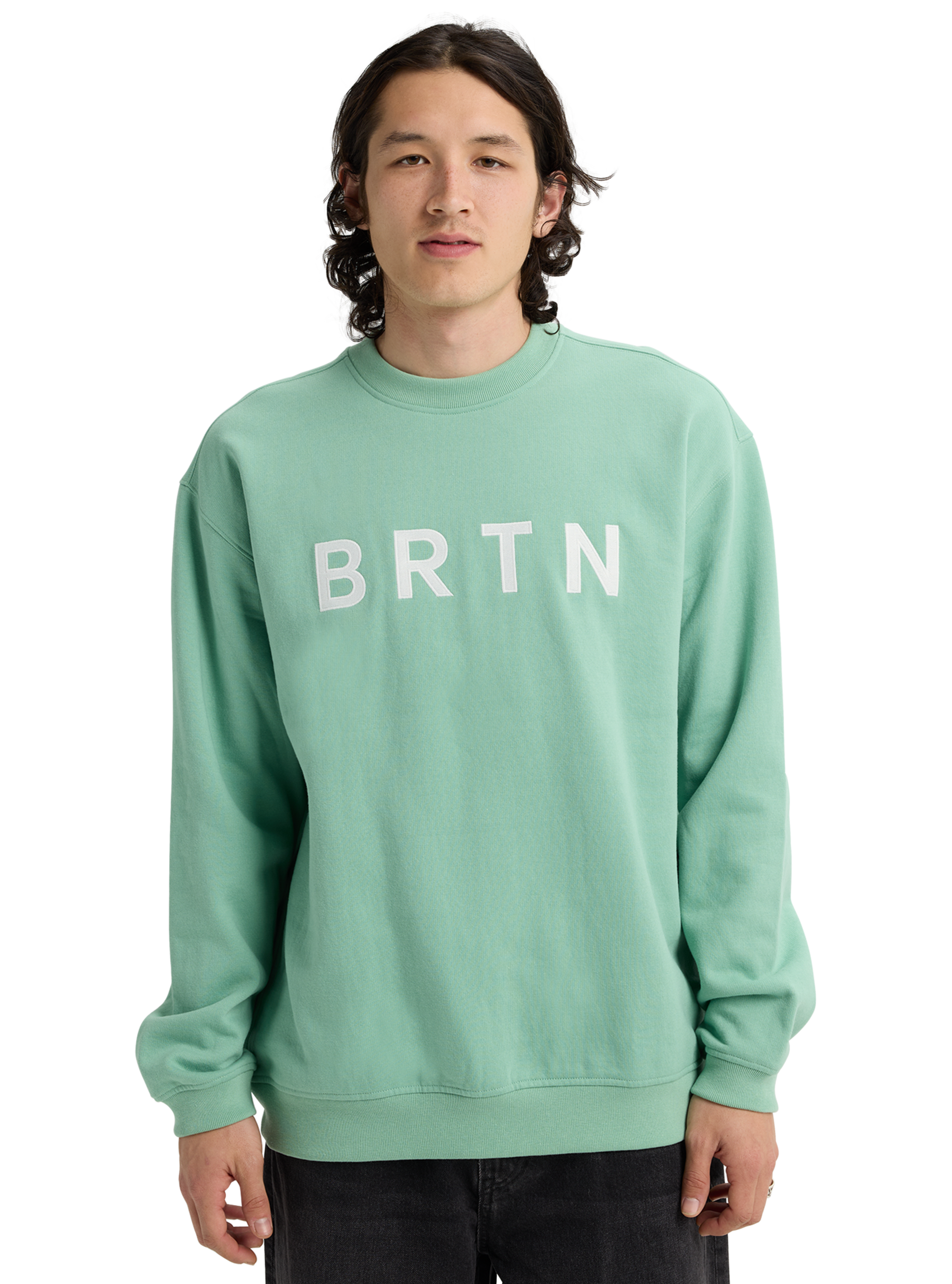 Product image of Burton BRTN Crewneck Sweatshirt[Variant:Soft Sage]