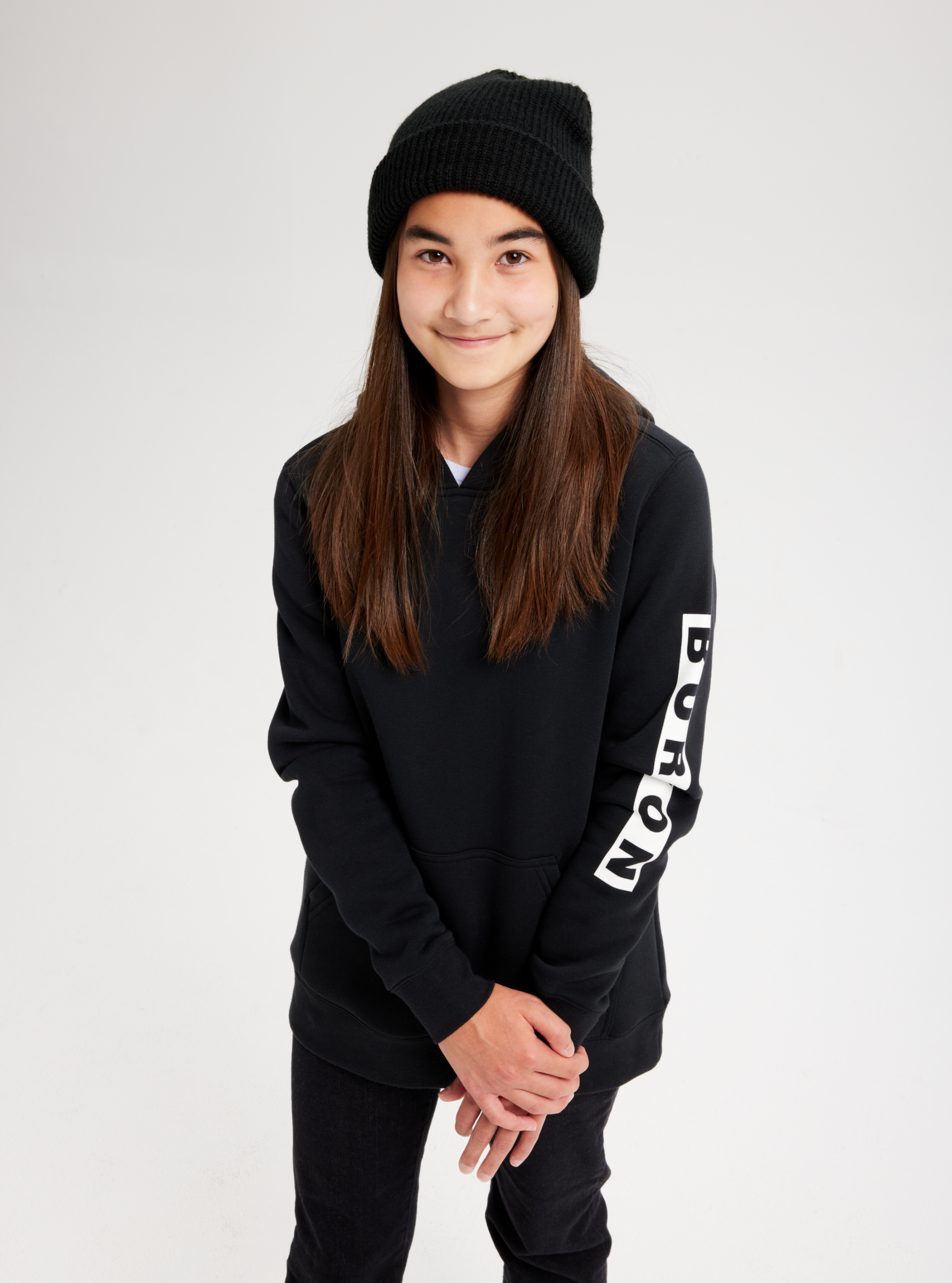 Product image of Kids' Burton Elite Pullover Hoodie[Variant:True Black]