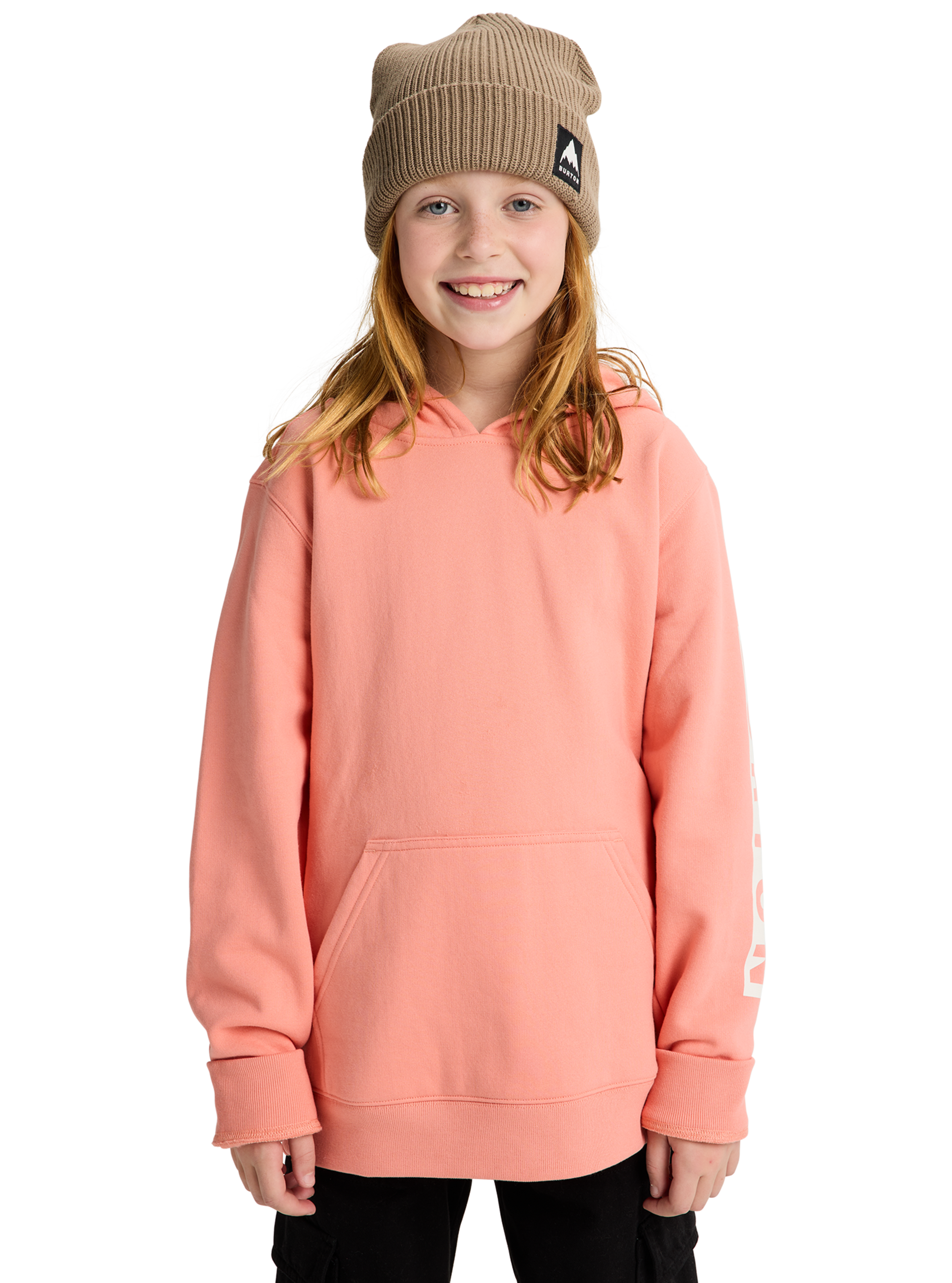 Product image of Kids' Burton Elite Pullover Hoodie[Variant:Sunrise Coral]