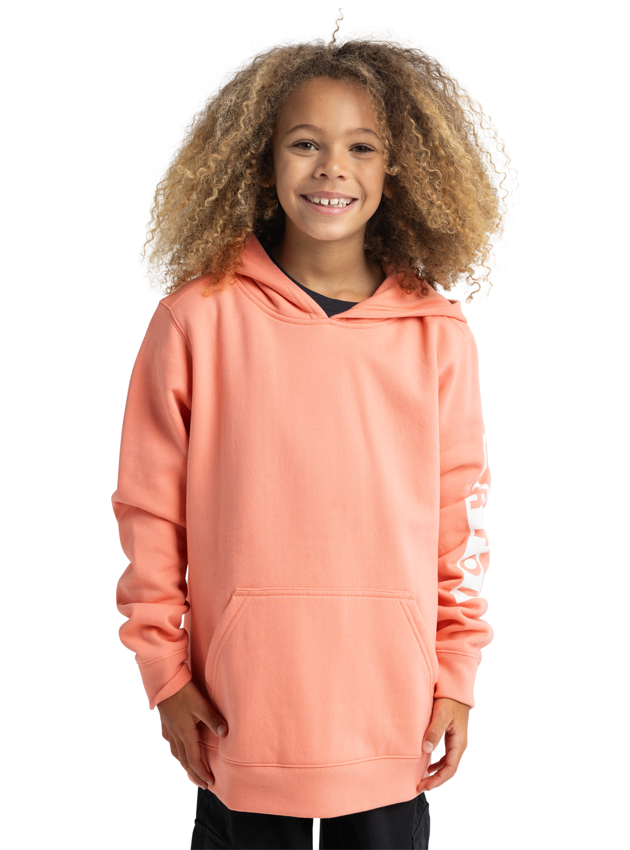 Product image of Kids' Burton Elite Pullover Hoodie[Variant:Sunrise Coral]