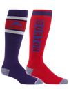 Product image of Men's Burton Weekend Midweight Socks (2 Pack) [Variant:Prism Violet]