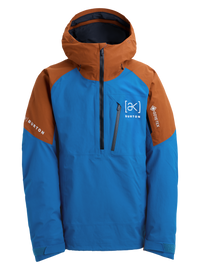 Product image of Men's Burton [ak] Velocity GORE‑TEX 2L Anorak Jacket[Variant:Blue Teal / Chestnut Brown]