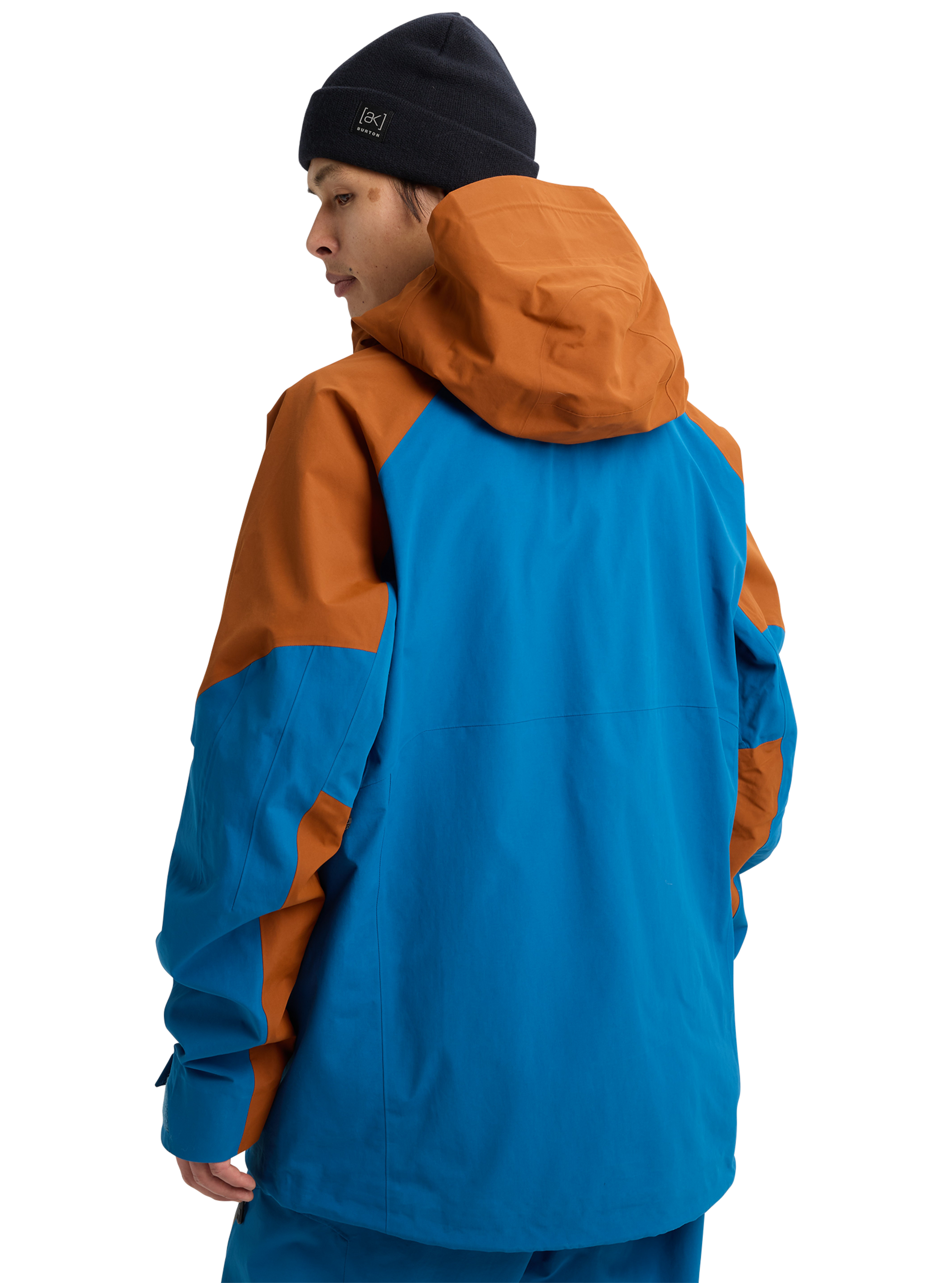 Product image of Men's Burton [ak] Velocity GORE‑TEX 2L Anorak Jacket[Variant:Blue Teal / Chestnut Brown]