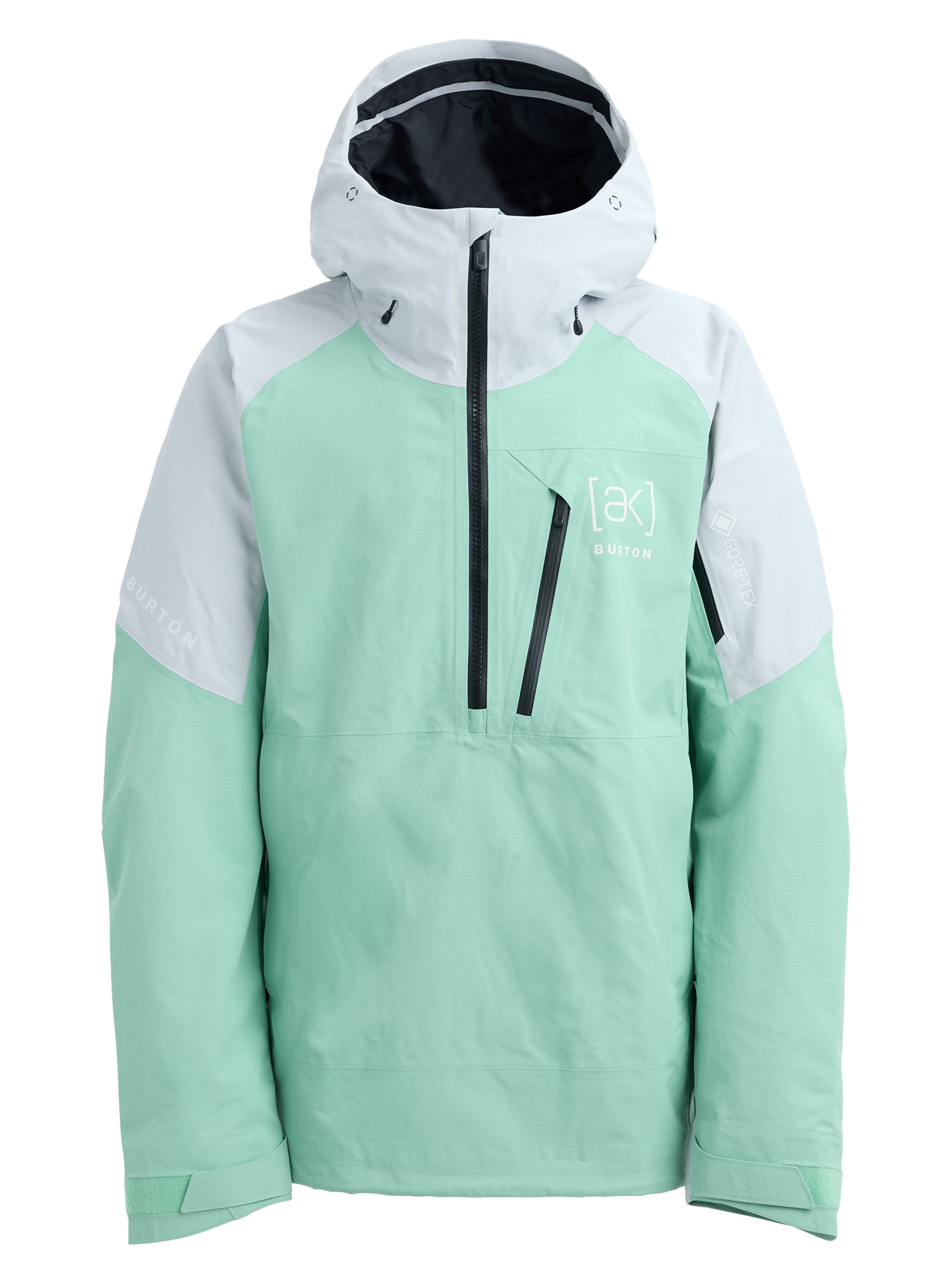 Product image of Men's Burton [ak] Velocity GORE‑TEX 2L Anorak Jacket[Variant:Soft Sage / Gray Cloud]