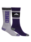 Product image of Kids' Burton Weekend Midweight Socks (2 Pack)[Variant:Imperial Purple]