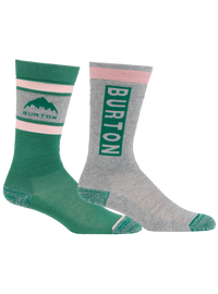 Product image of Kids' Burton Weekend Midweight Socks (2 Pack)[Variant:Soft Sage]