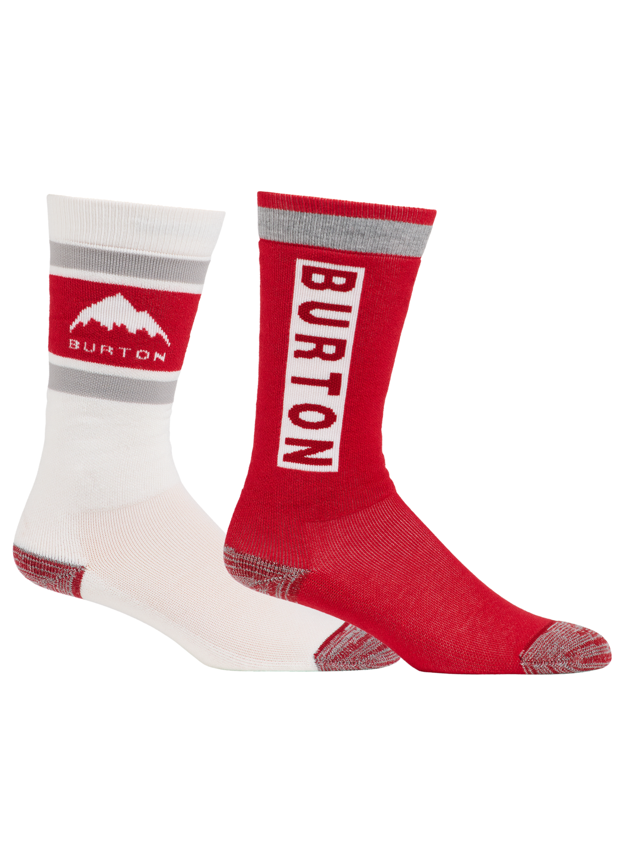 Product image of Kids' Burton Weekend Midweight Socks (2 Pack)[Variant:Flame Scarlet]