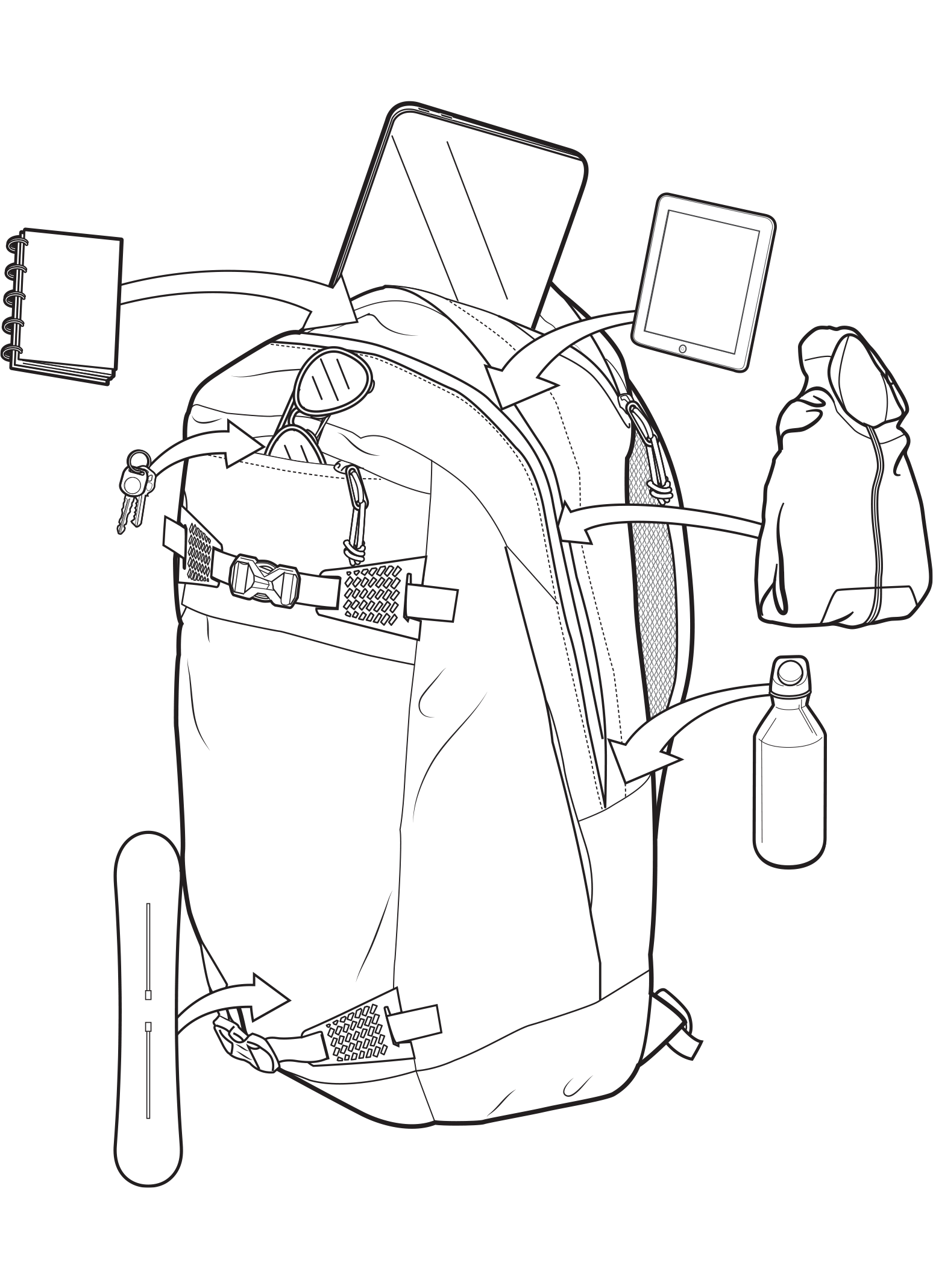 Burton – Sac à dos Day Hiker 30 L