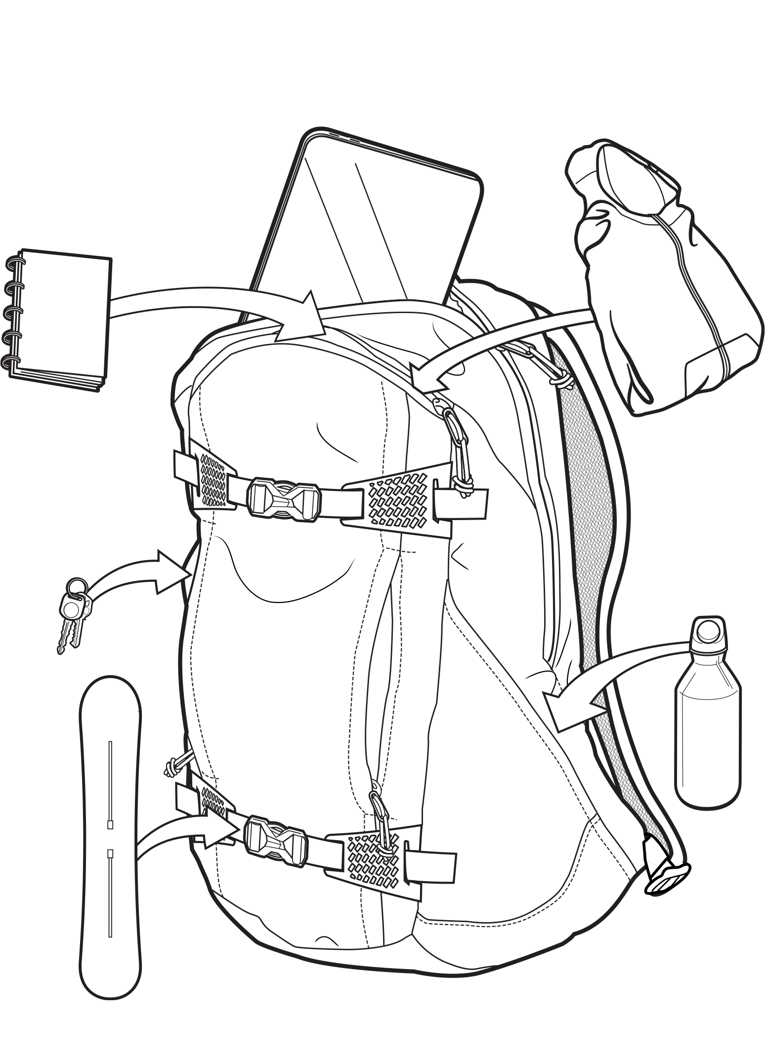 Burton – Sac à dos Day Hiker 22 L