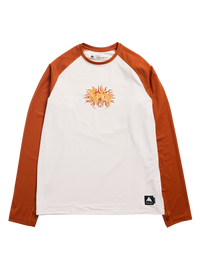 Product image of Men's Burton Roadie Base Layer Tech T-Shirt[Variant:Stout White / Spiced Chai]