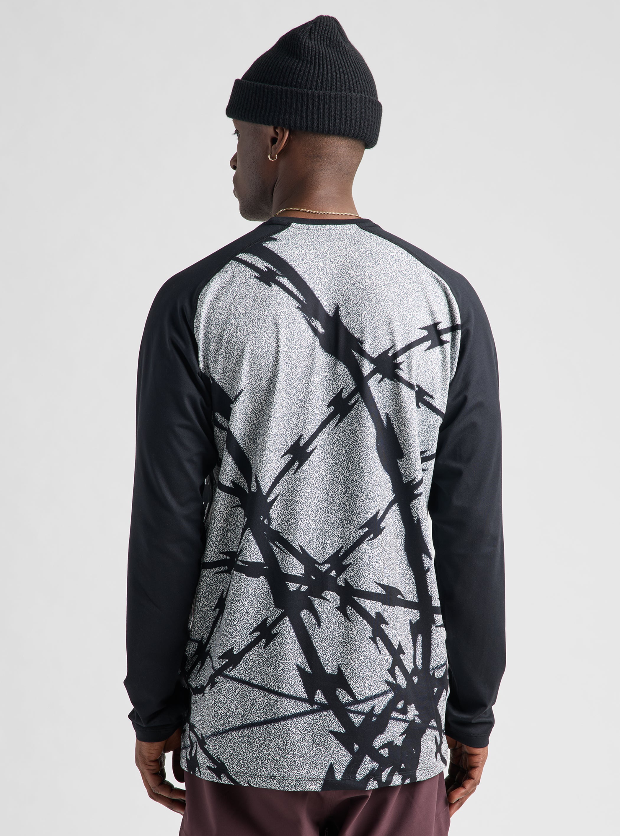 Product image of Men's Burton Roadie Base Layer Tech T-Shirt[Variant:Bad Dog / True Black]