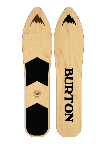 Burton Throwback Snowboard | Pow Surfing | Burton.com Winter 2026