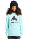 Product image of Kids' Burton Oak Pullover Hoodie[Variant:Light Teal Heather]