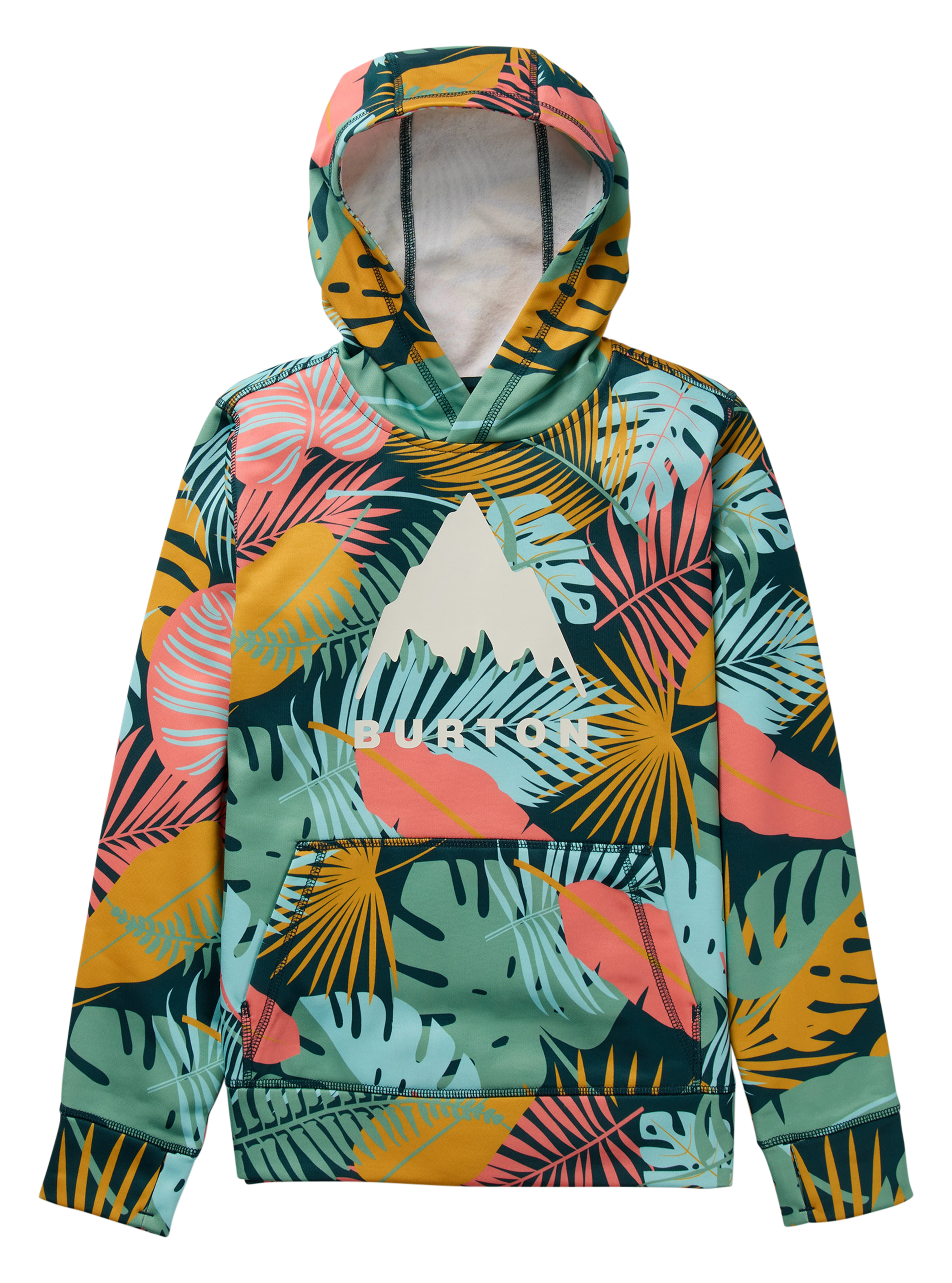 Product image of Kids' Burton Oak Pullover Hoodie[Variant:Oversized Tropical]