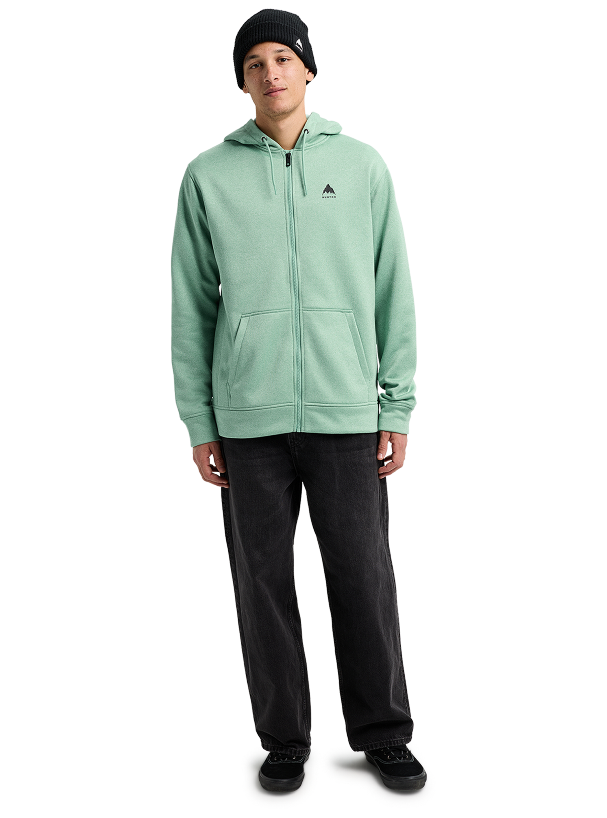 Burton - Chandail à capuchon à fermeture éclair complète Oak pour homme
