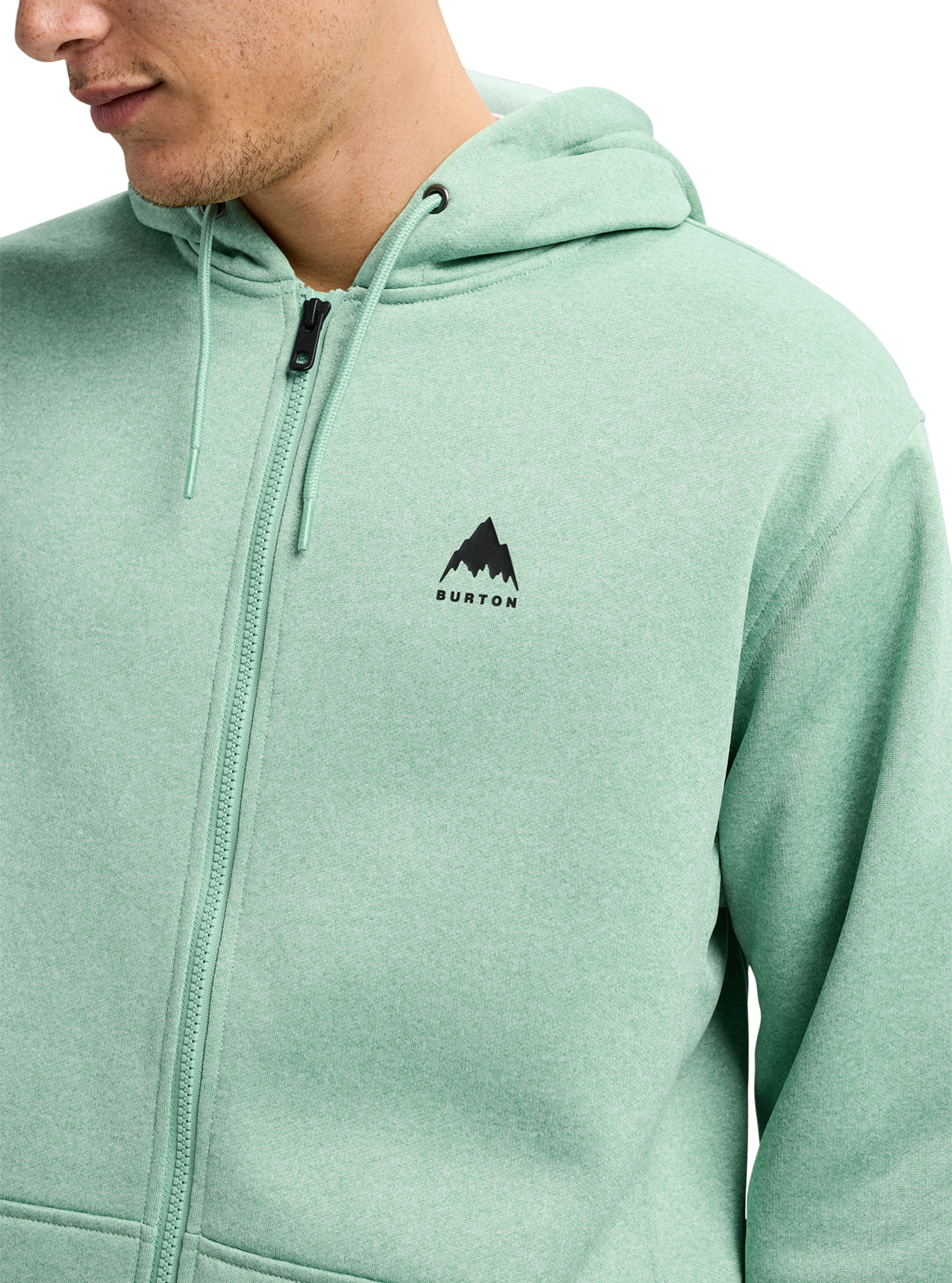 Burton - Chandail à capuchon à fermeture éclair complète Oak pour homme