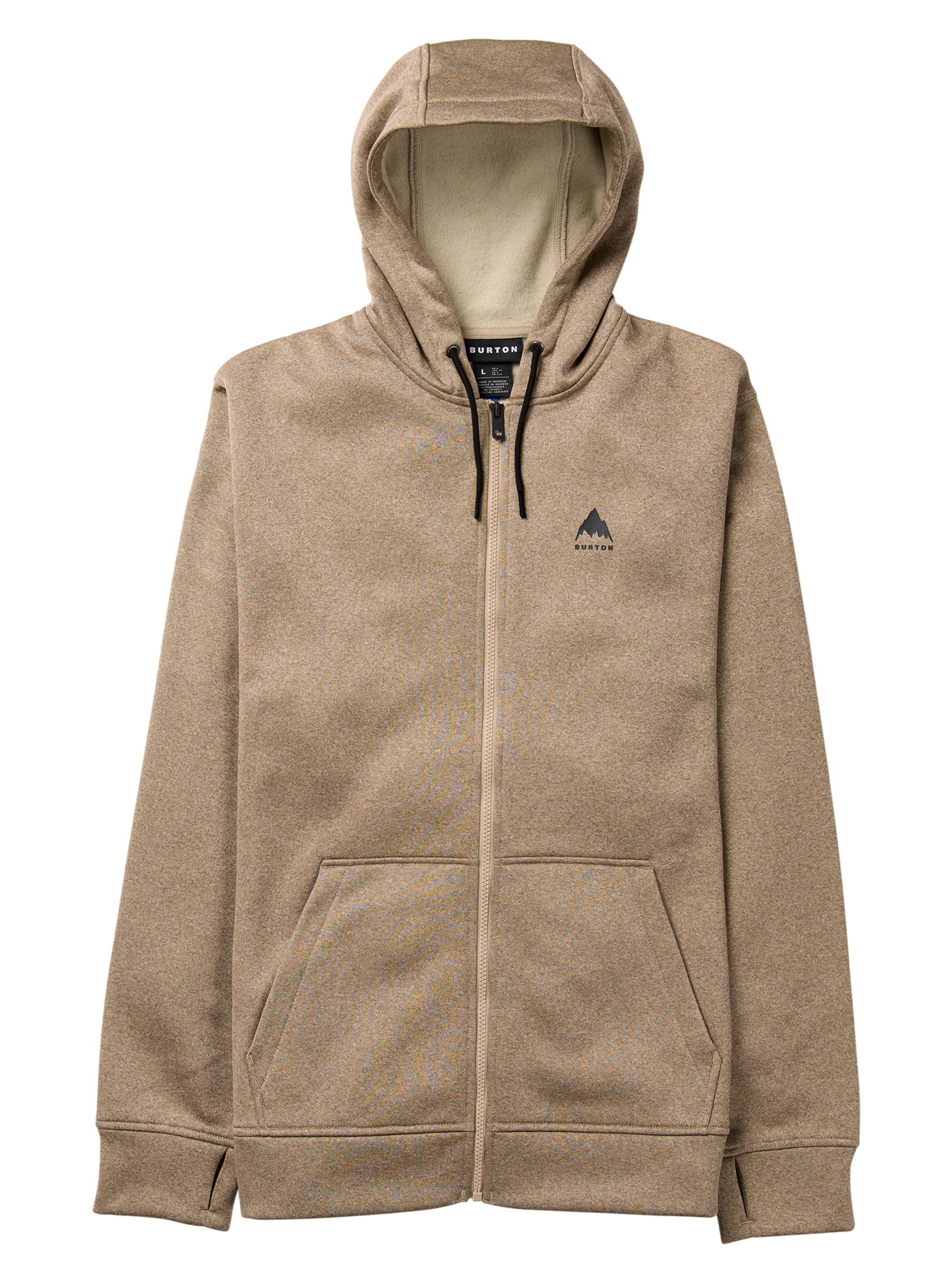 Product image of Men's Burton Oak Full-Zip Hoodie[Variant:Summit Taupe Heather]