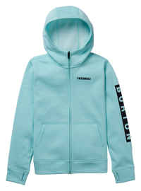 Product image of Kids' Burton Oak Full-Zip Hoodie[Variant:Light Teal Heather]