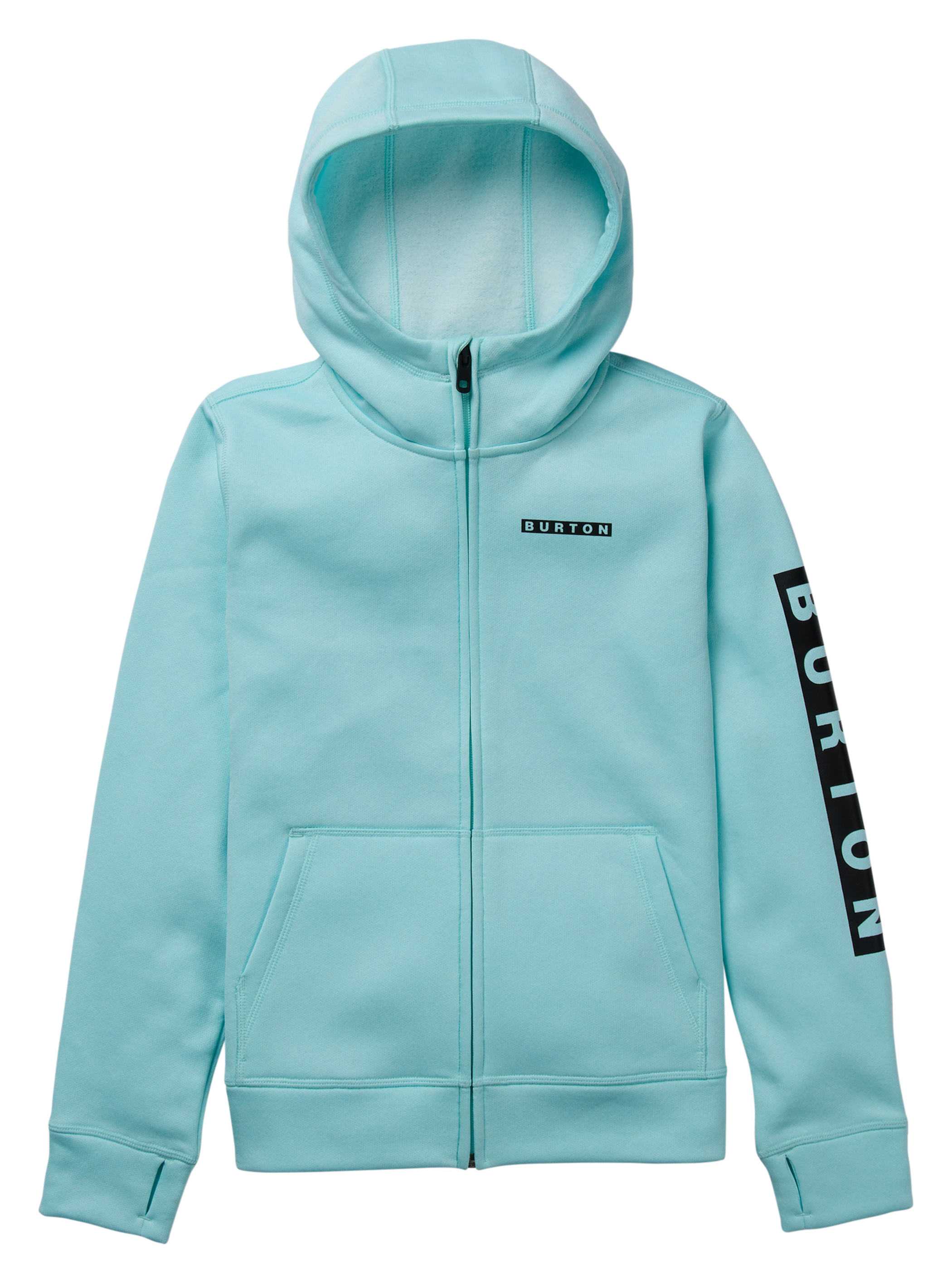 Product image of Kids' Burton Oak Full-Zip Hoodie[Variant:Light Teal Heather]