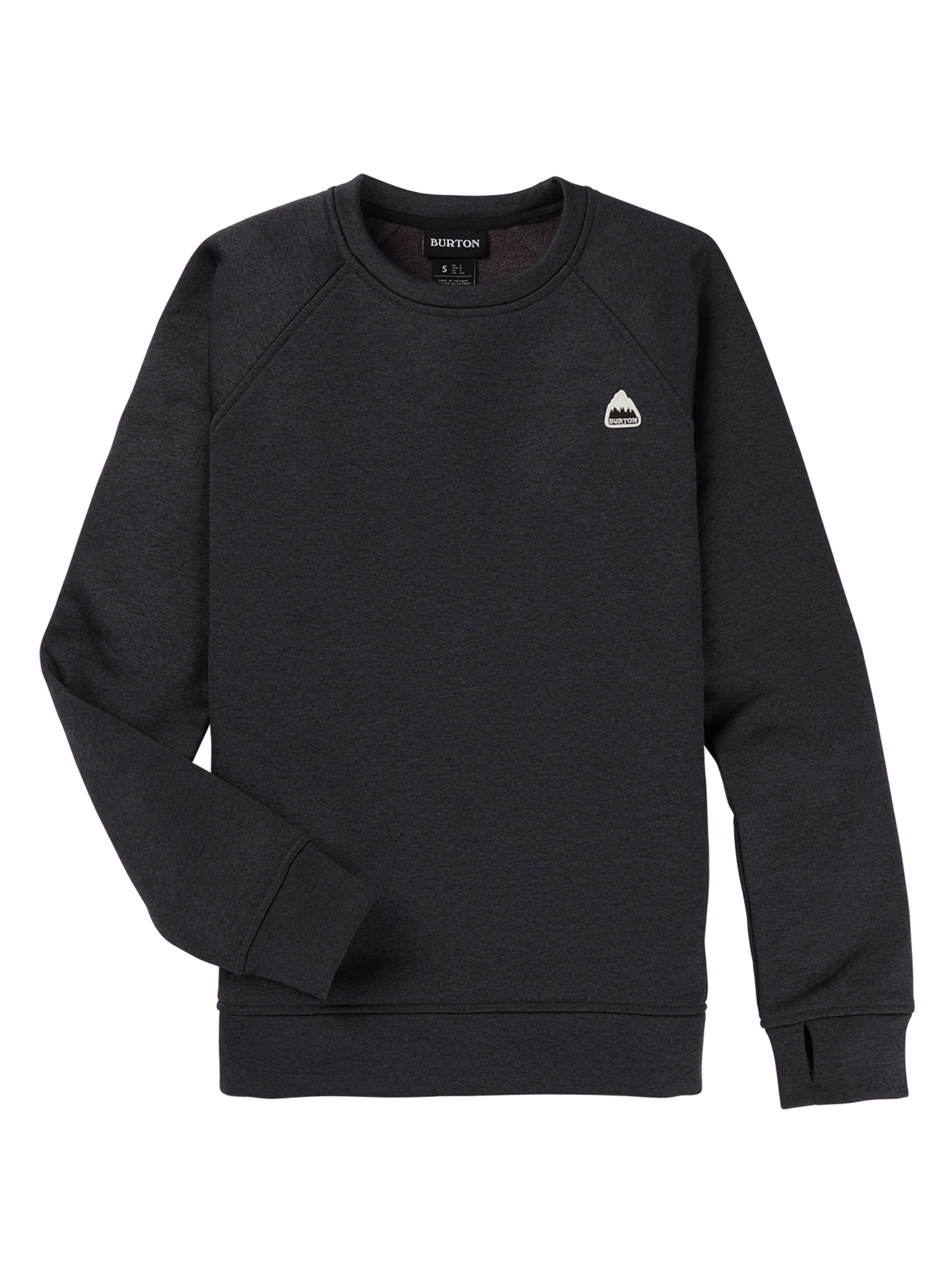Product image of Women's Burton Oak Crewneck Fleece[Variant:True Black Heather]
