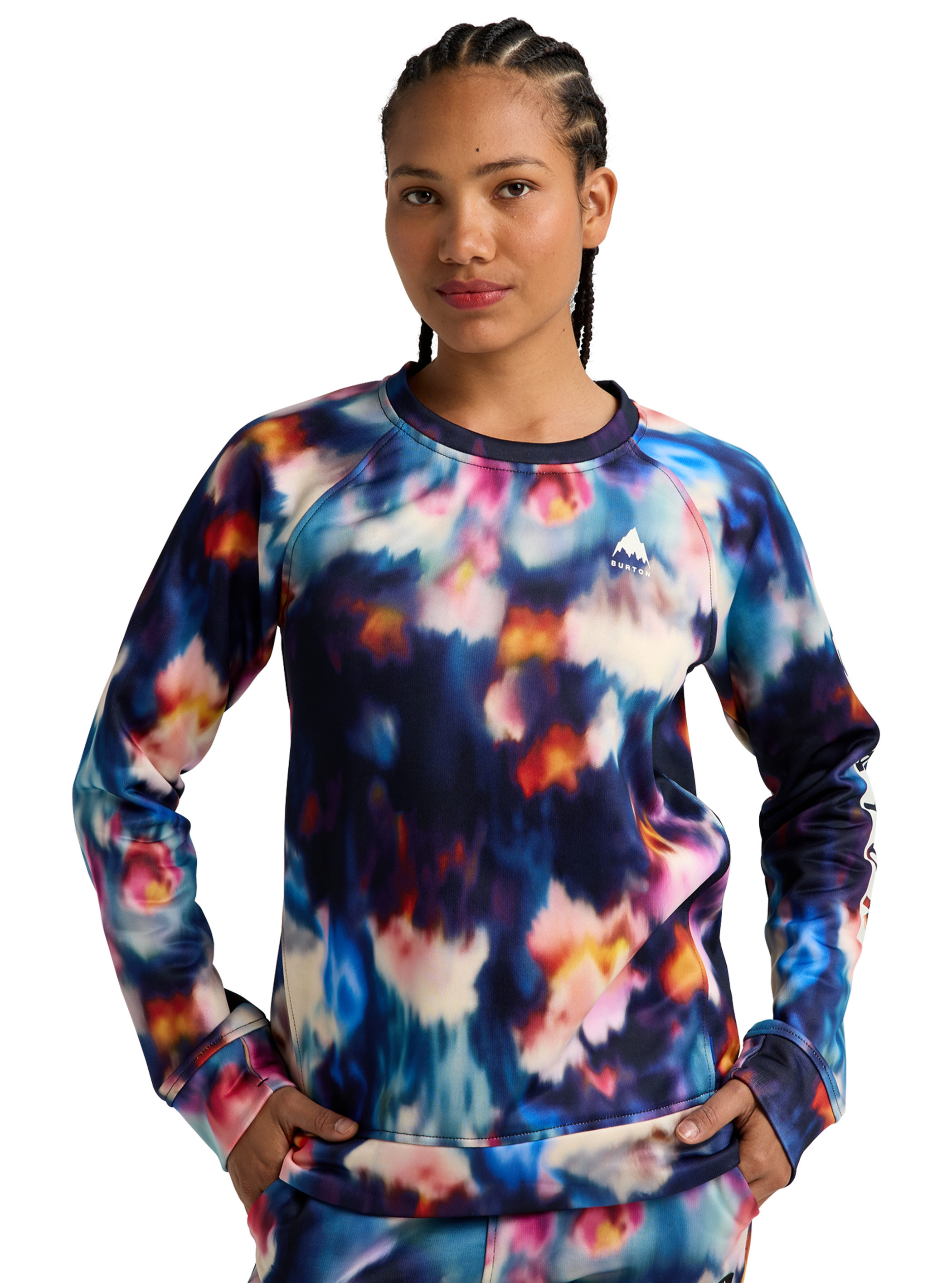 Product image of Women's Burton Oak Crewneck Fleece[Variant:Floral Blur]