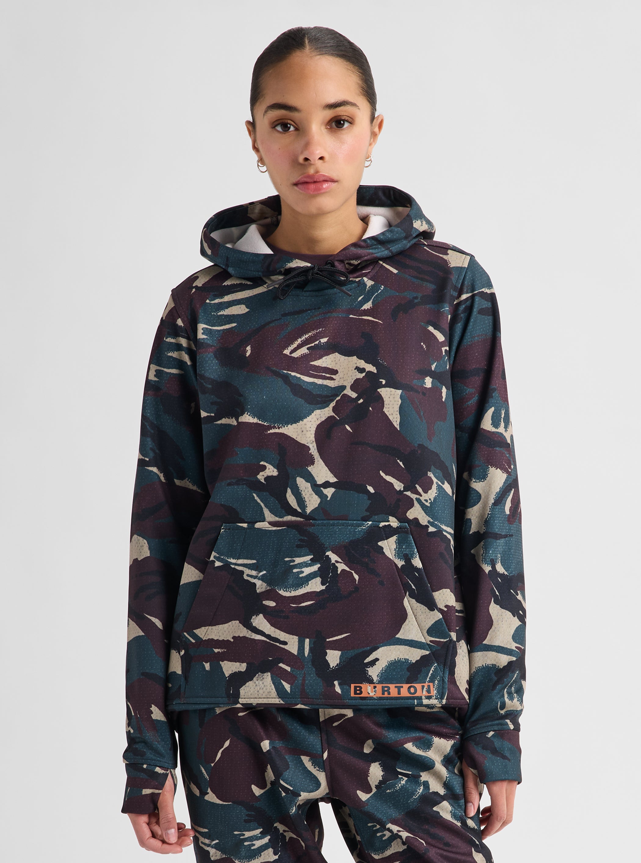 Product image of Women's Burton Oak Pullover Hoodie[Variant:Seersucker Camo]